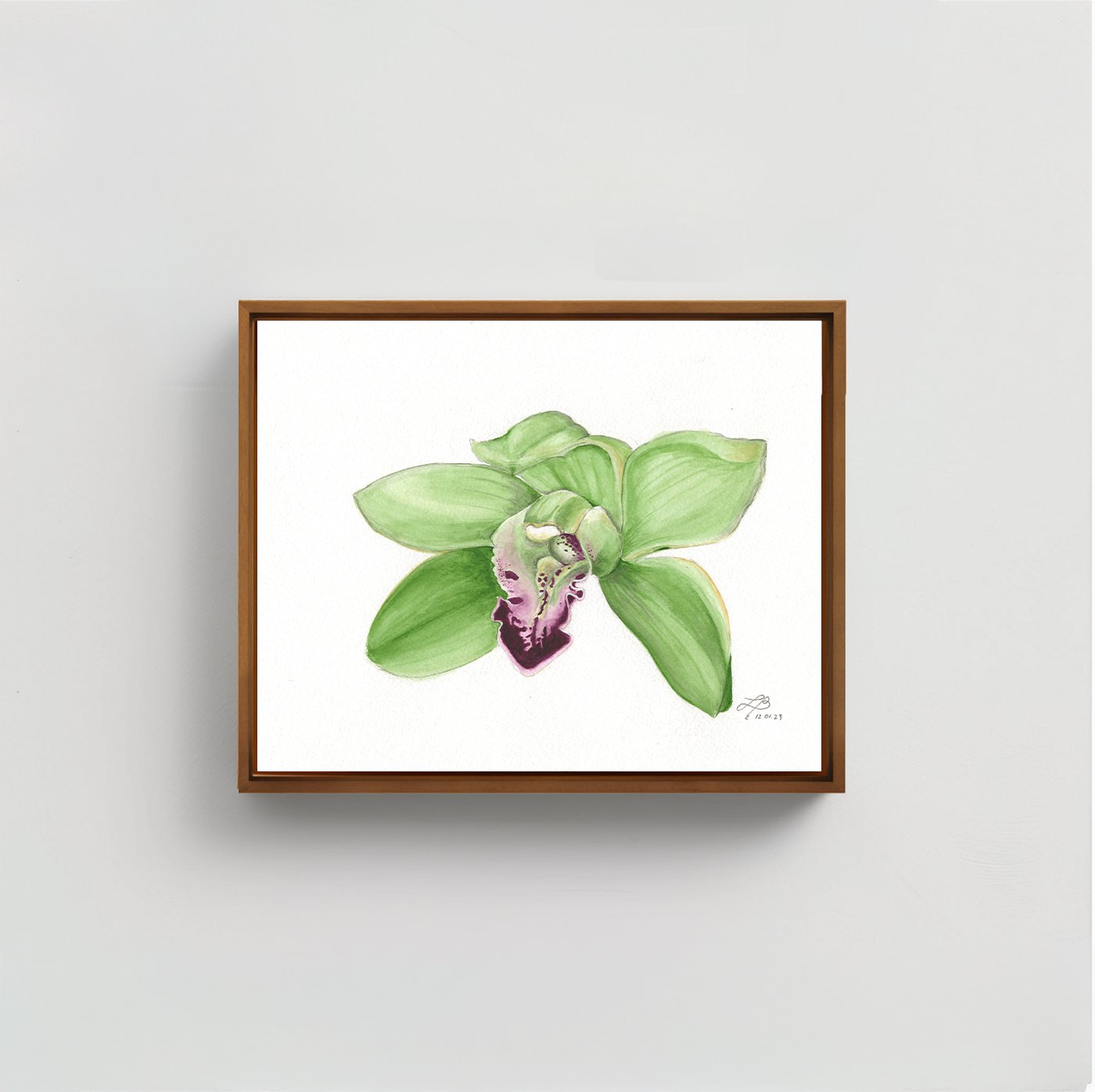Orchid | Watercolor on Paper | 9 x 12 inches