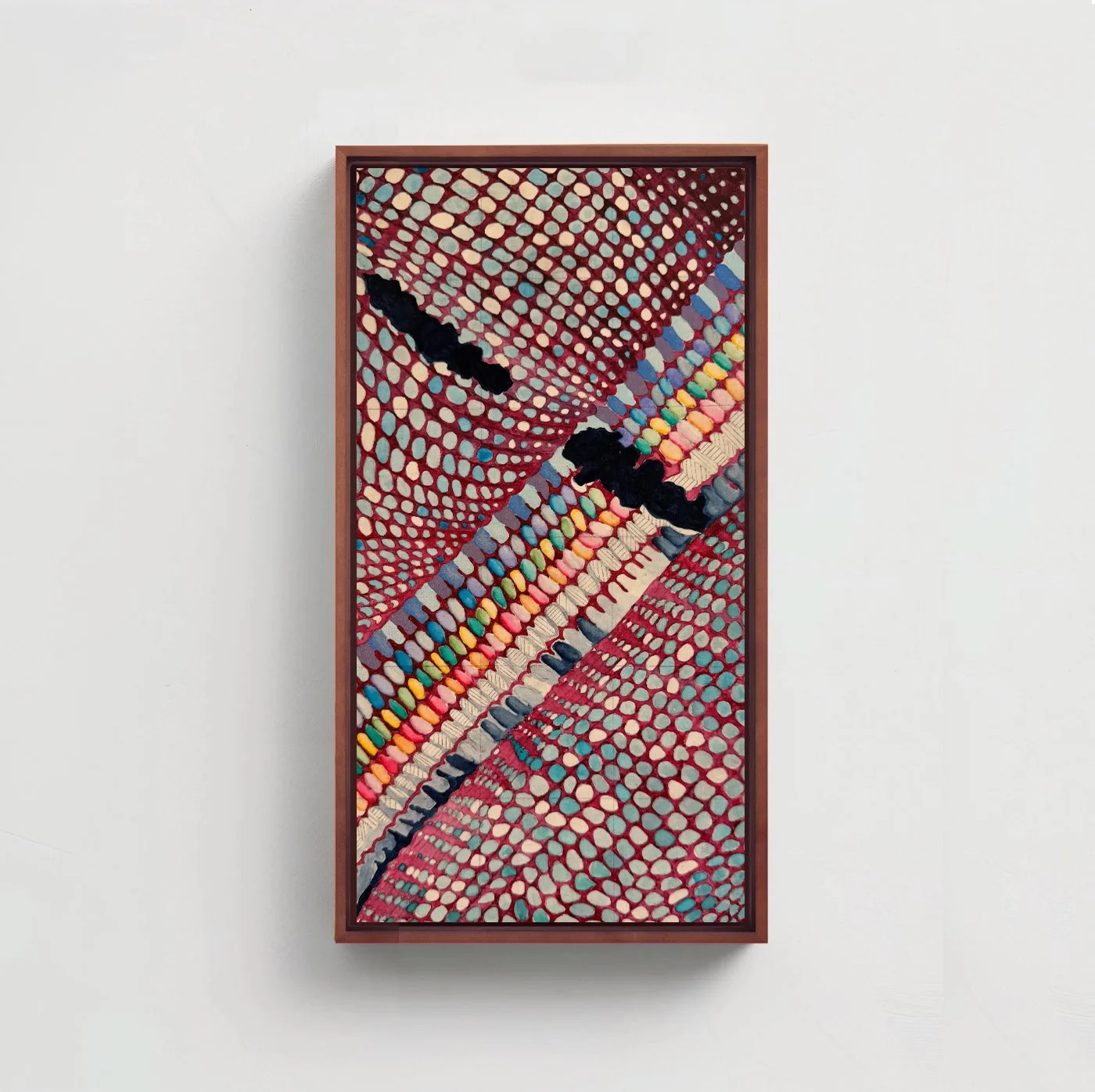 Mantis Shrimp Vision | Watercolor on Panel | 6 x 12 inches