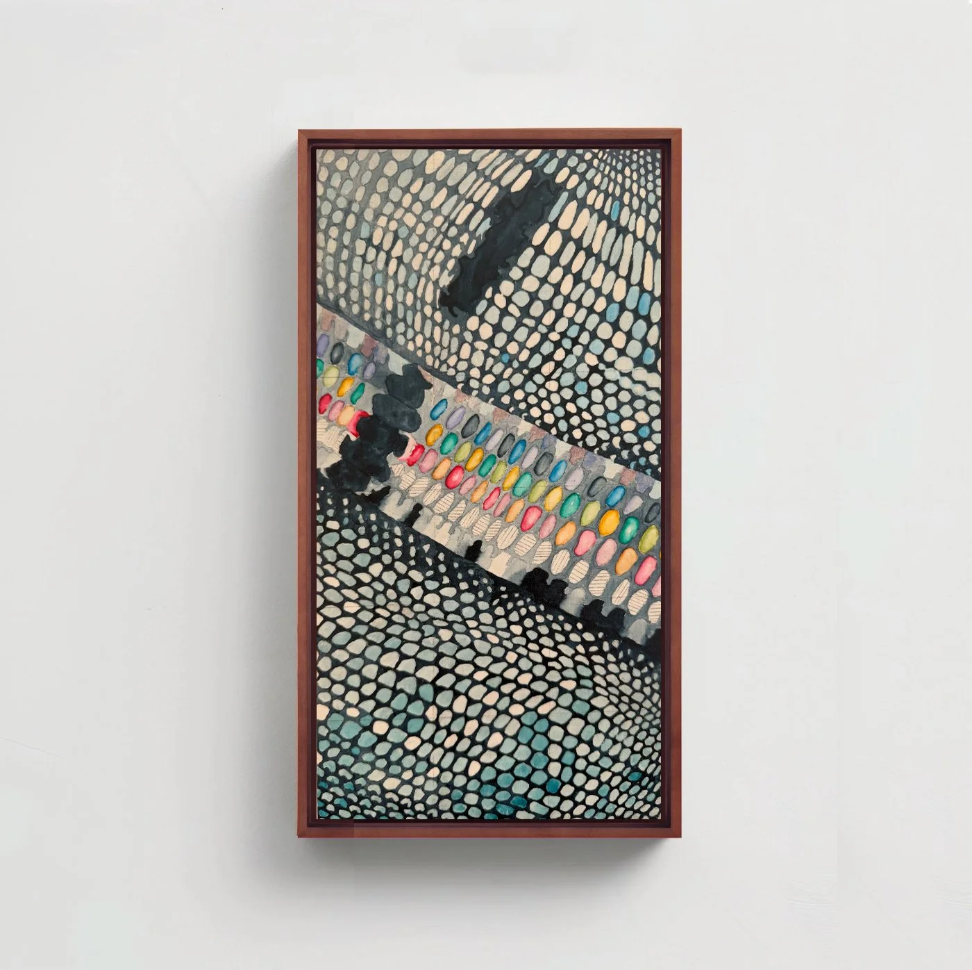 Mantis Shrimp Vision | Watercolor on Panel | 6 x 12 inches