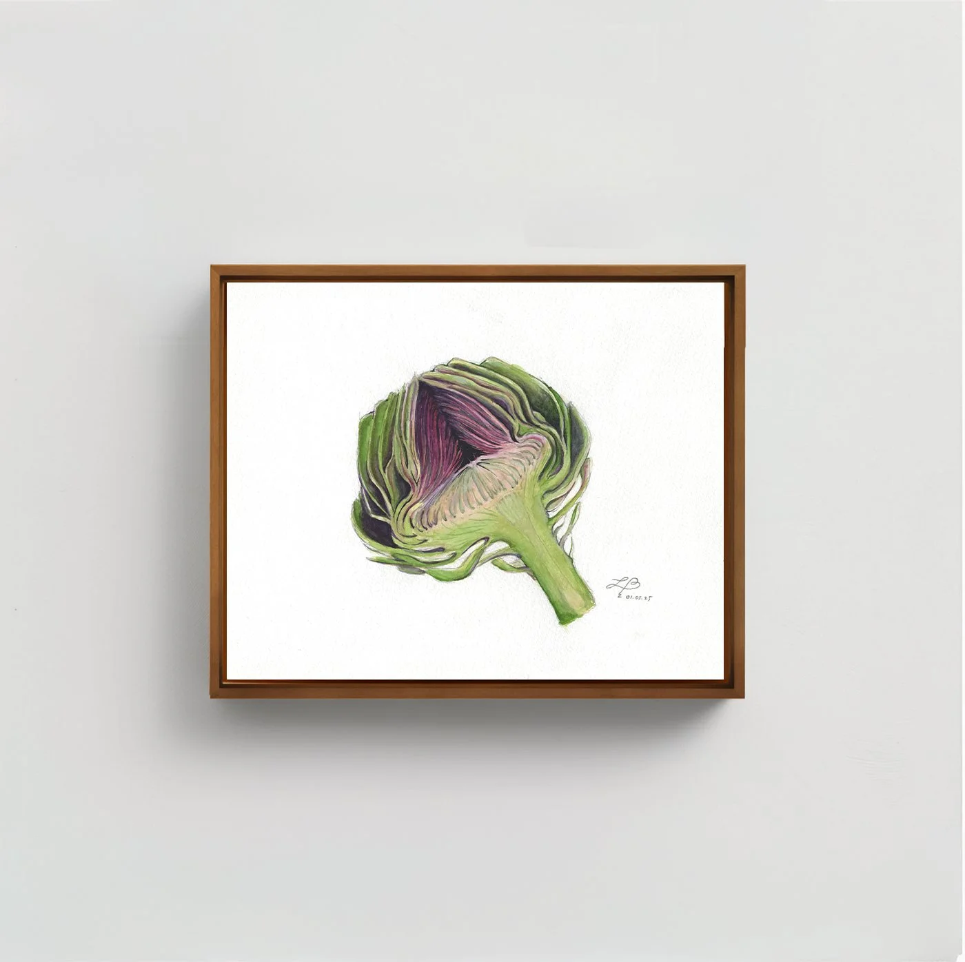 Artichoke | Watercolor on Paper | 9 x 12 inches