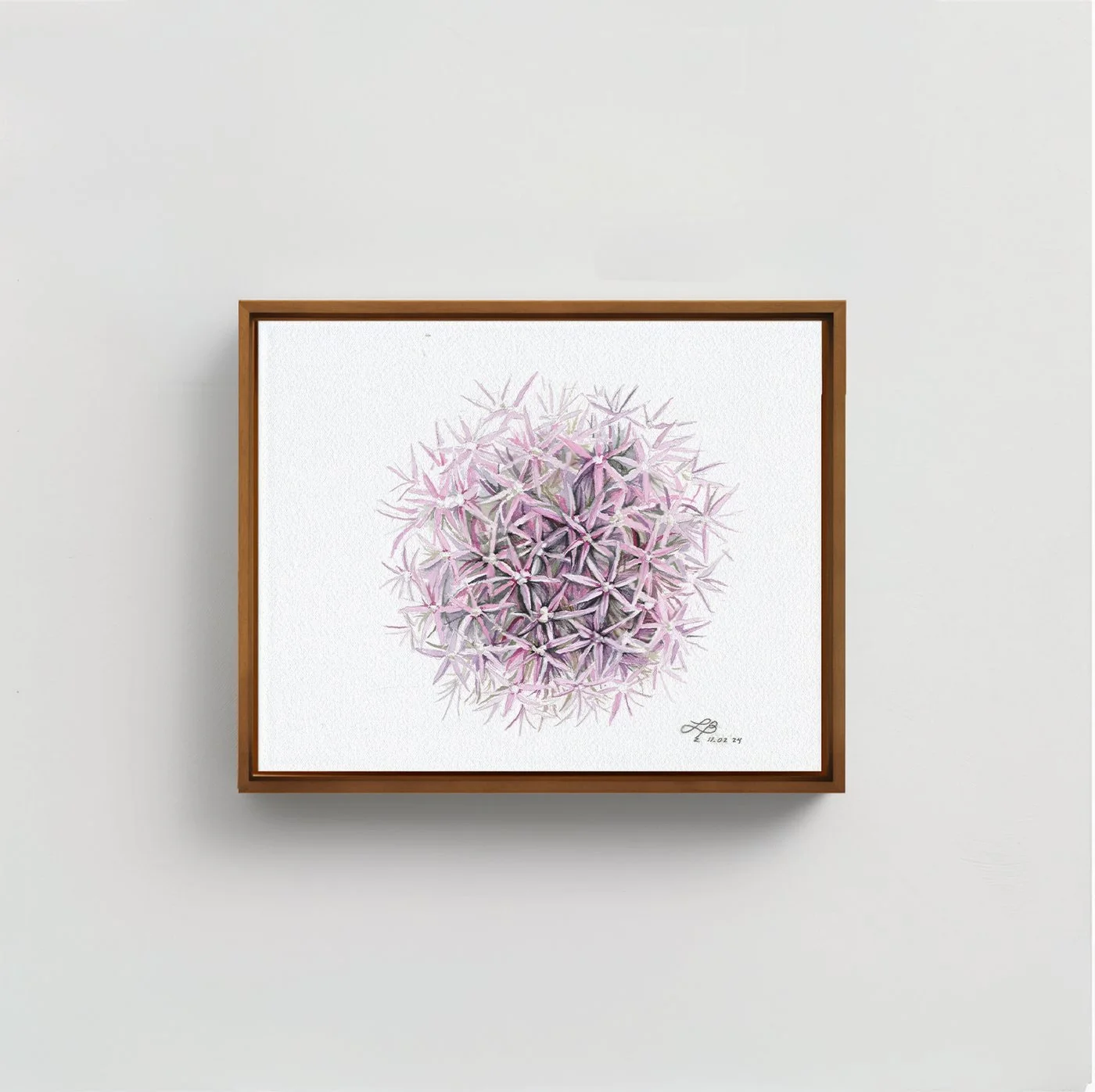 Allium | Watercolor on Paper | 8 x 10 inches