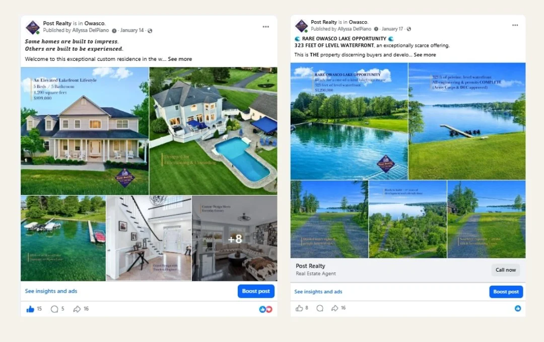 Post Realty Luxury Lake Life Posts