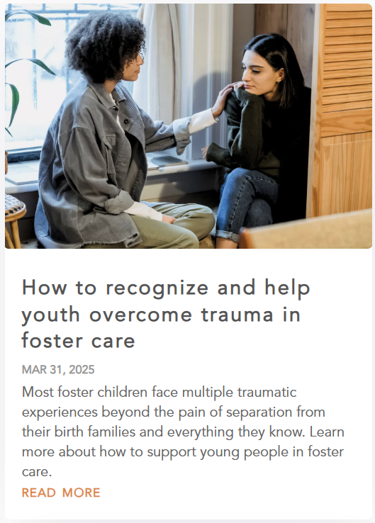 Allyssa DelPianos Blog How to recognize and help youth overcome trauma in foster care
