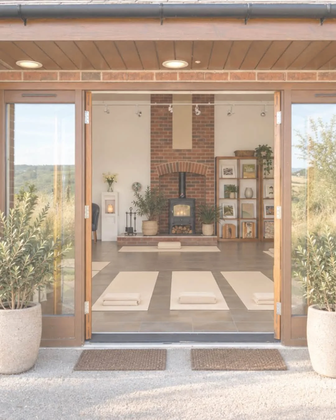 Countryside yoga in Barlow