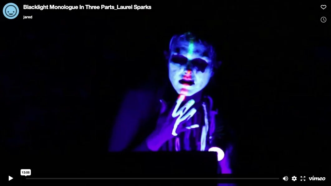 Black Light Monologue
