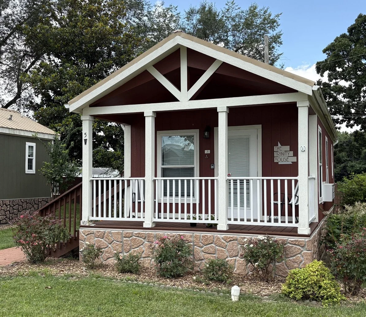 A tiny home for the new Tiny-Home Community, which will provide a Christ-centered permanent supportive housing community for the truly disabled homeless in Joplin, Missouri.