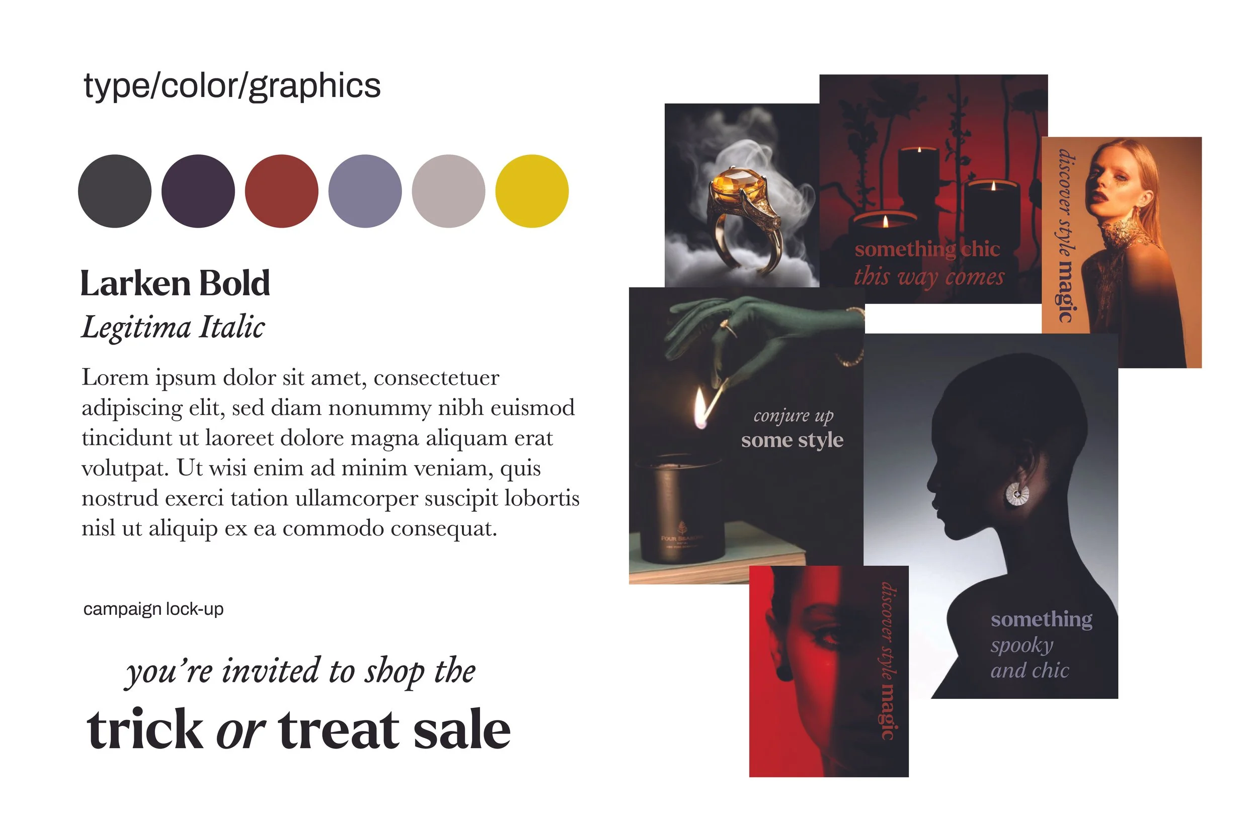 HALLOWEEN CAPSULE COLLECTION 2025 CAMPAIGN CONCEPTING