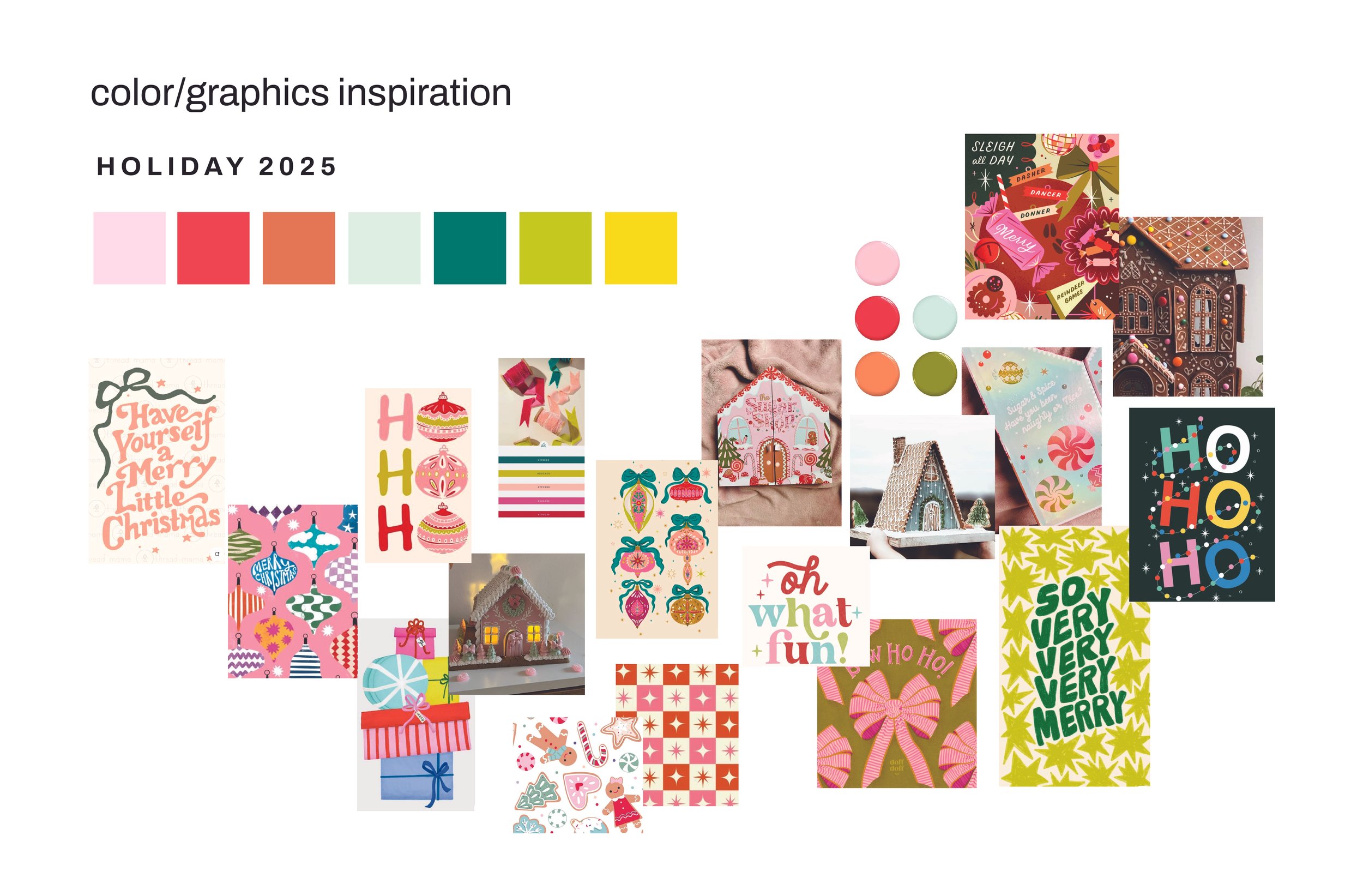 HOLIDAY 2025 COLOR PALETTE CONCEPTING