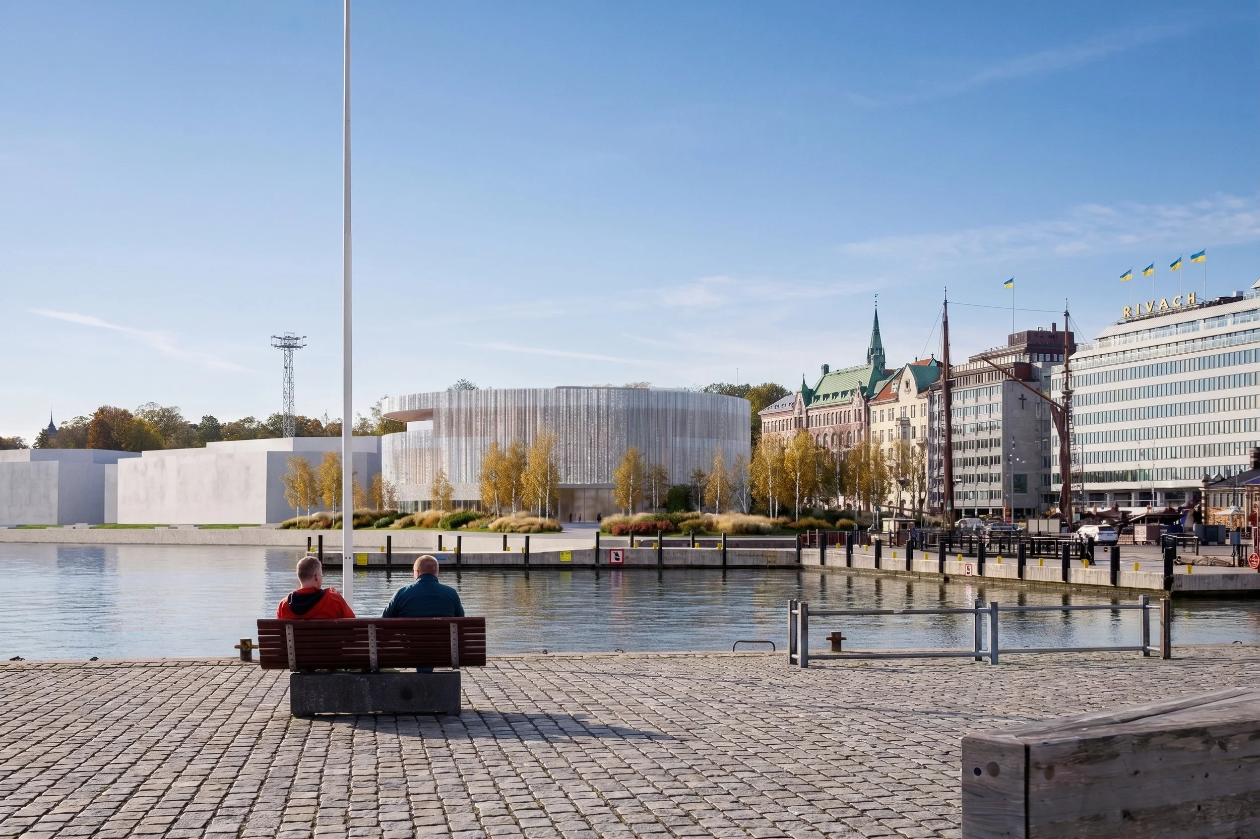 Architecture & Design Museum Helsinki Competition Proposal - Market View