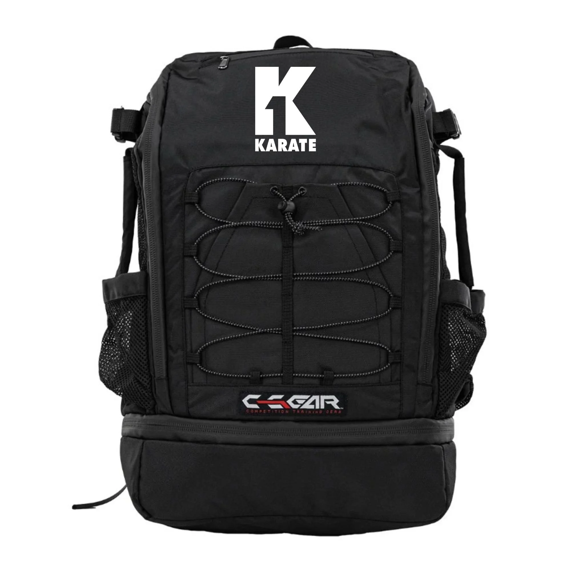 K1 Expandable Backpack from Front with Logo.jpg
