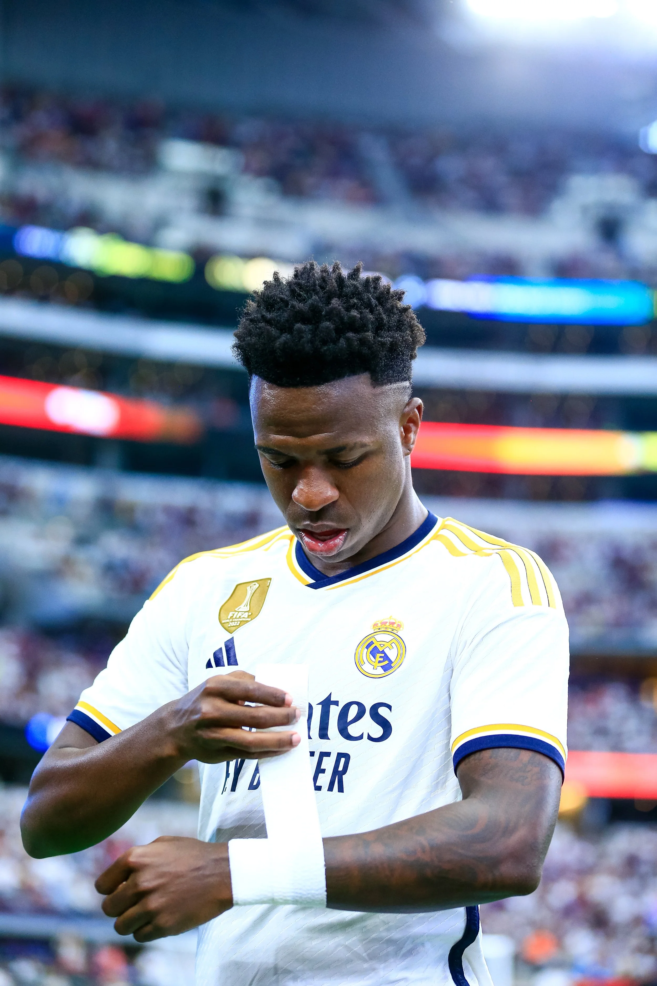 Sports photographer Aric Becker — Vinicius Jr., Real Madrid, AT&T Stadium Dallas