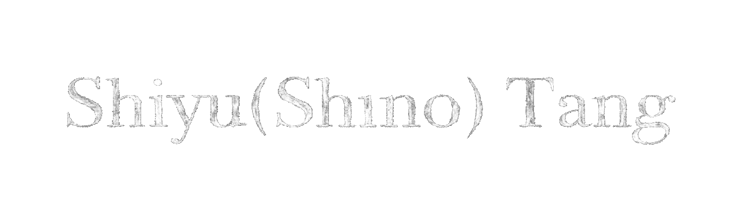 Shino Tang's Portfolio