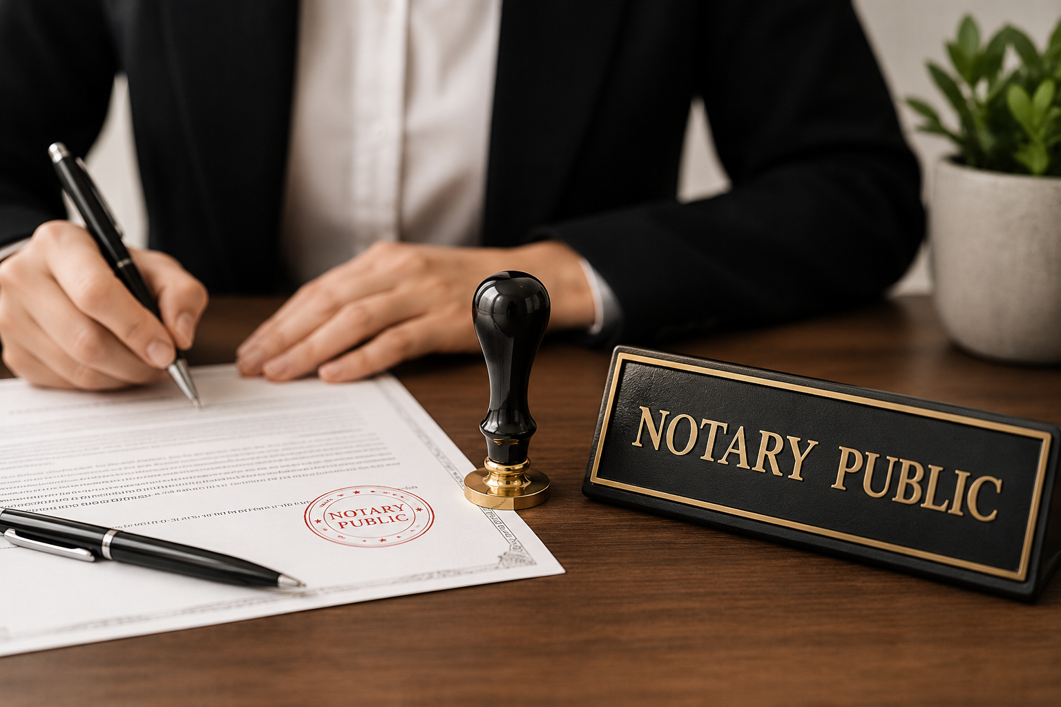 Mobile notary signing documents in Queen Creek Arizona for SignIT East Valley