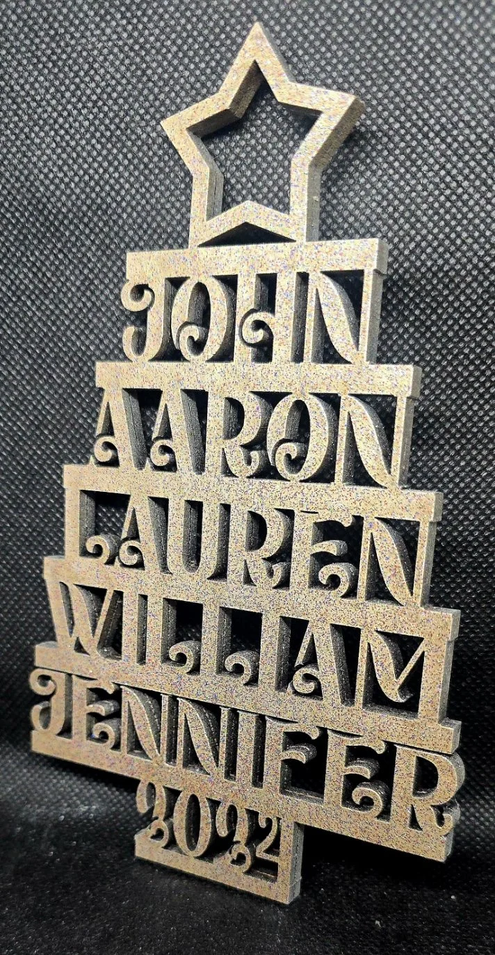 Name Tree Ornament from Ornament Drive