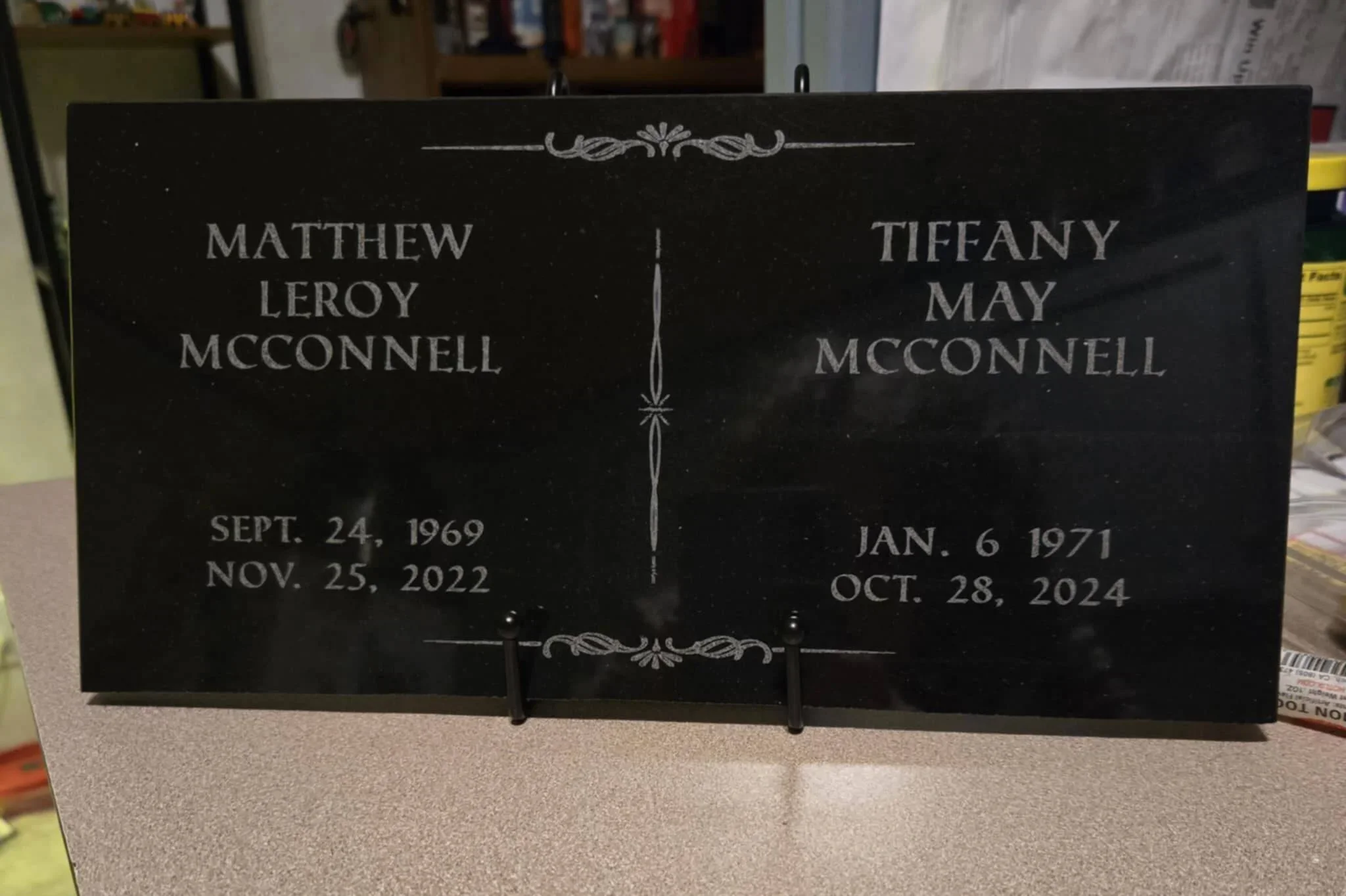 Customized Memorial Plaque