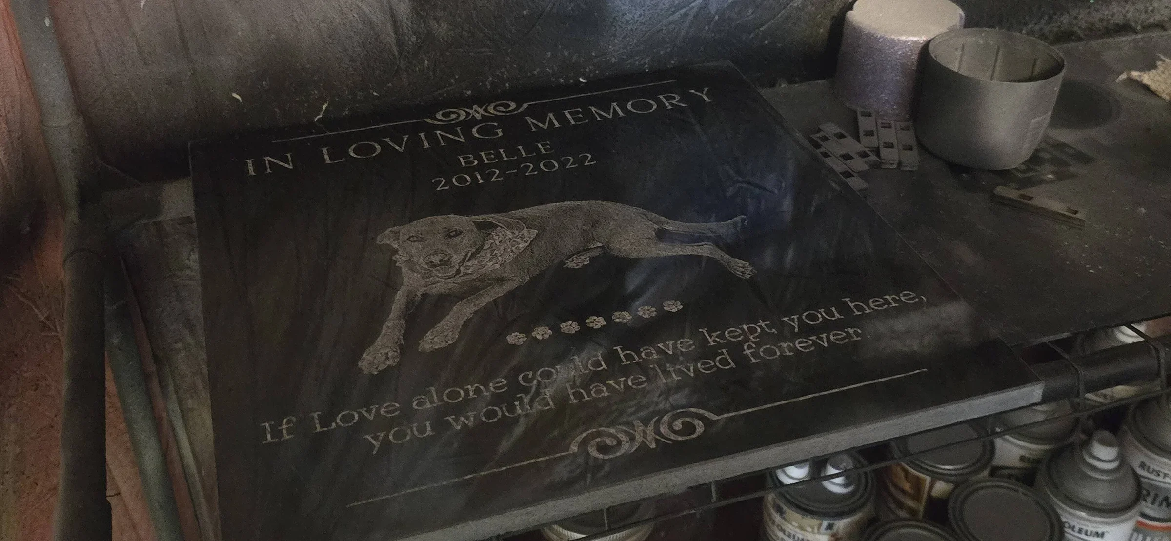 Custom Pet Memorial