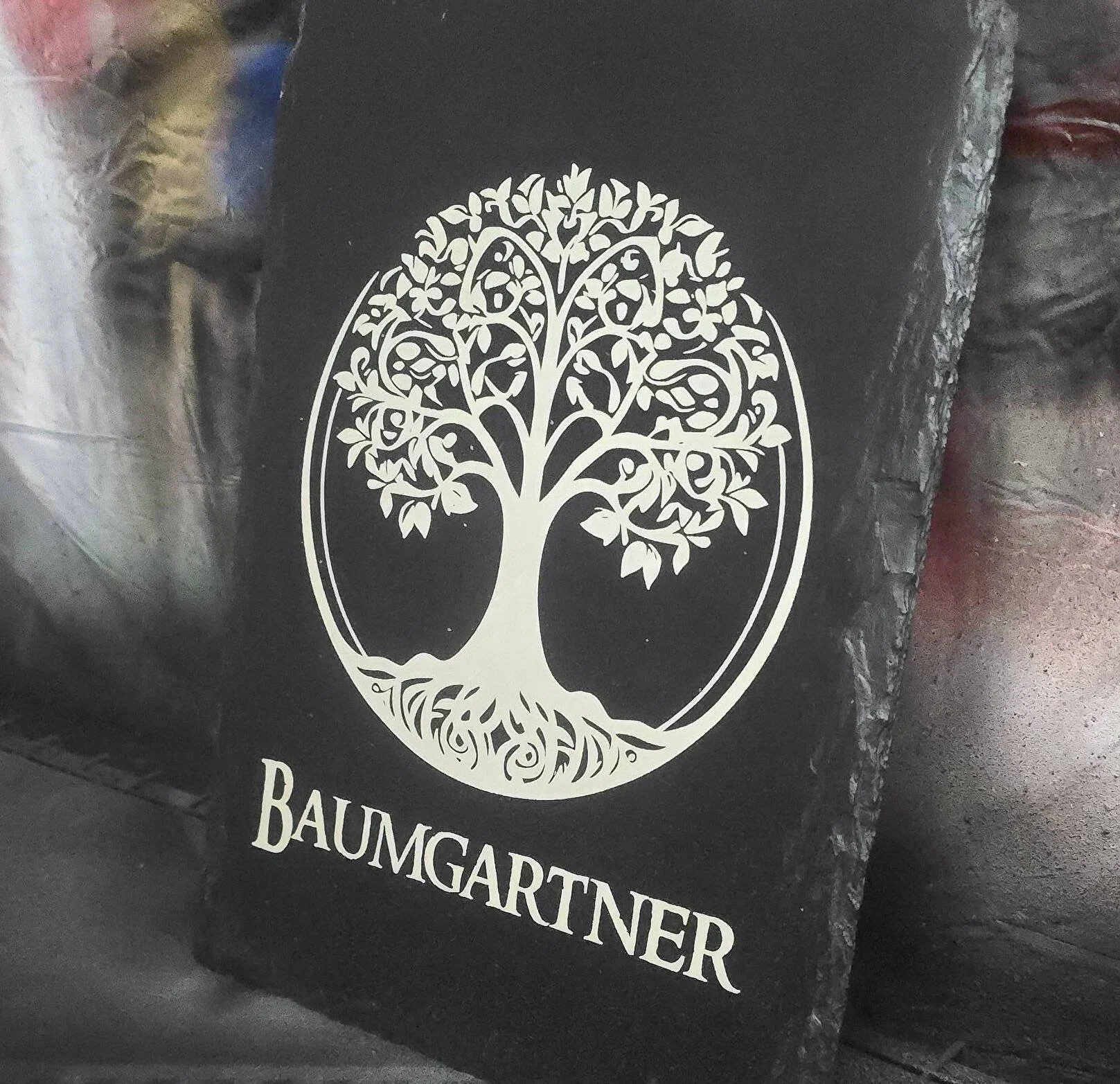 Custom Reflective Family Name Plate