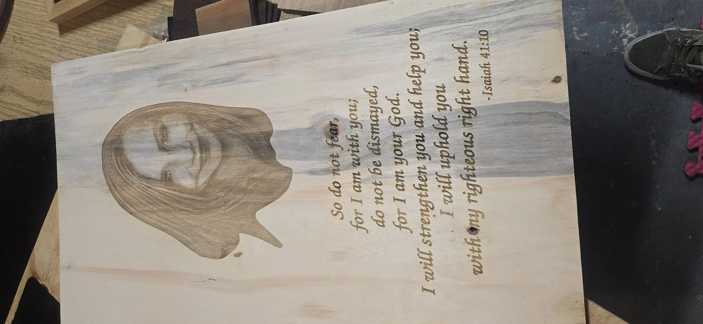 Custom Memorial Backing Piece for Private Display