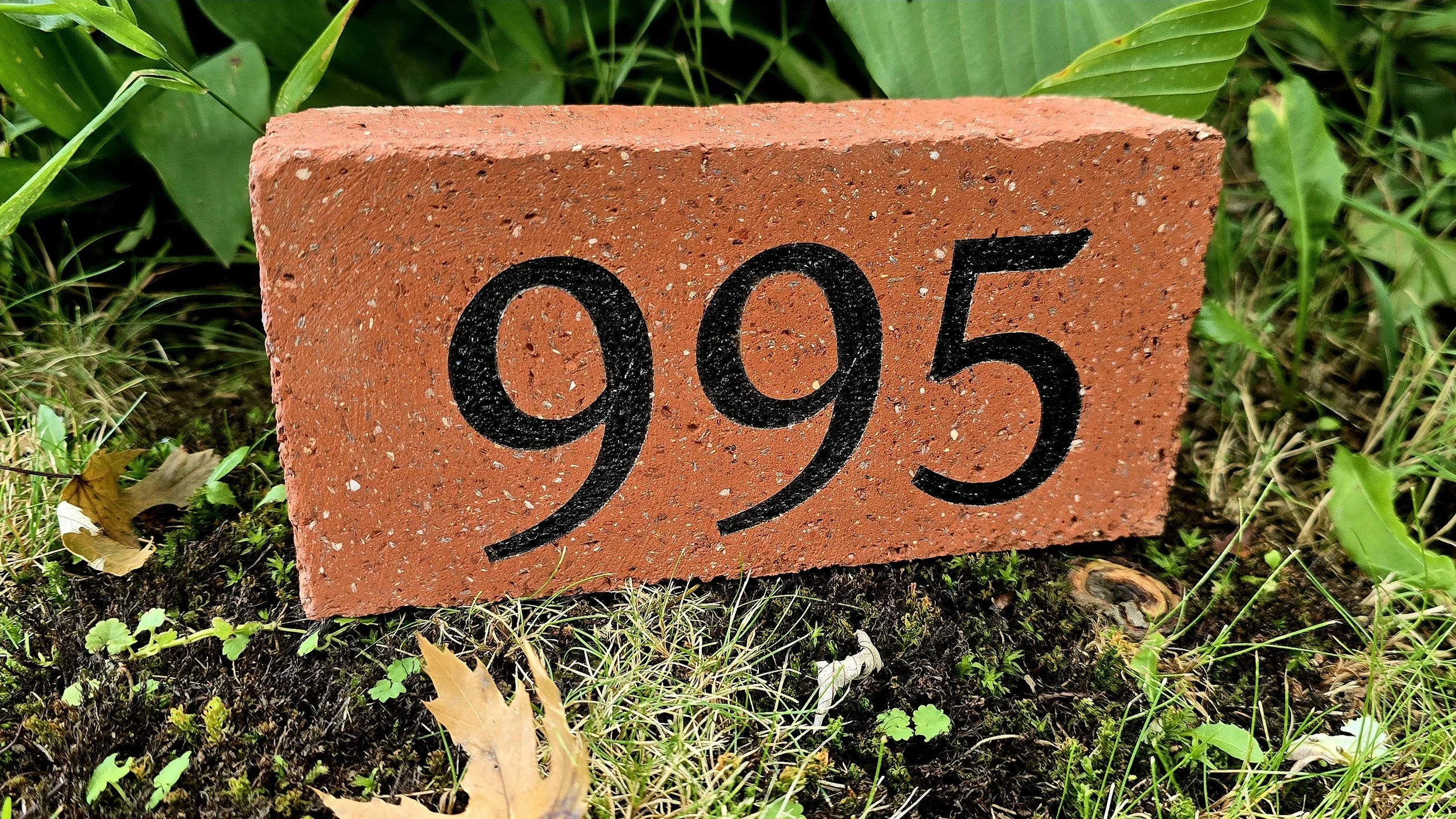 House Number Pavers