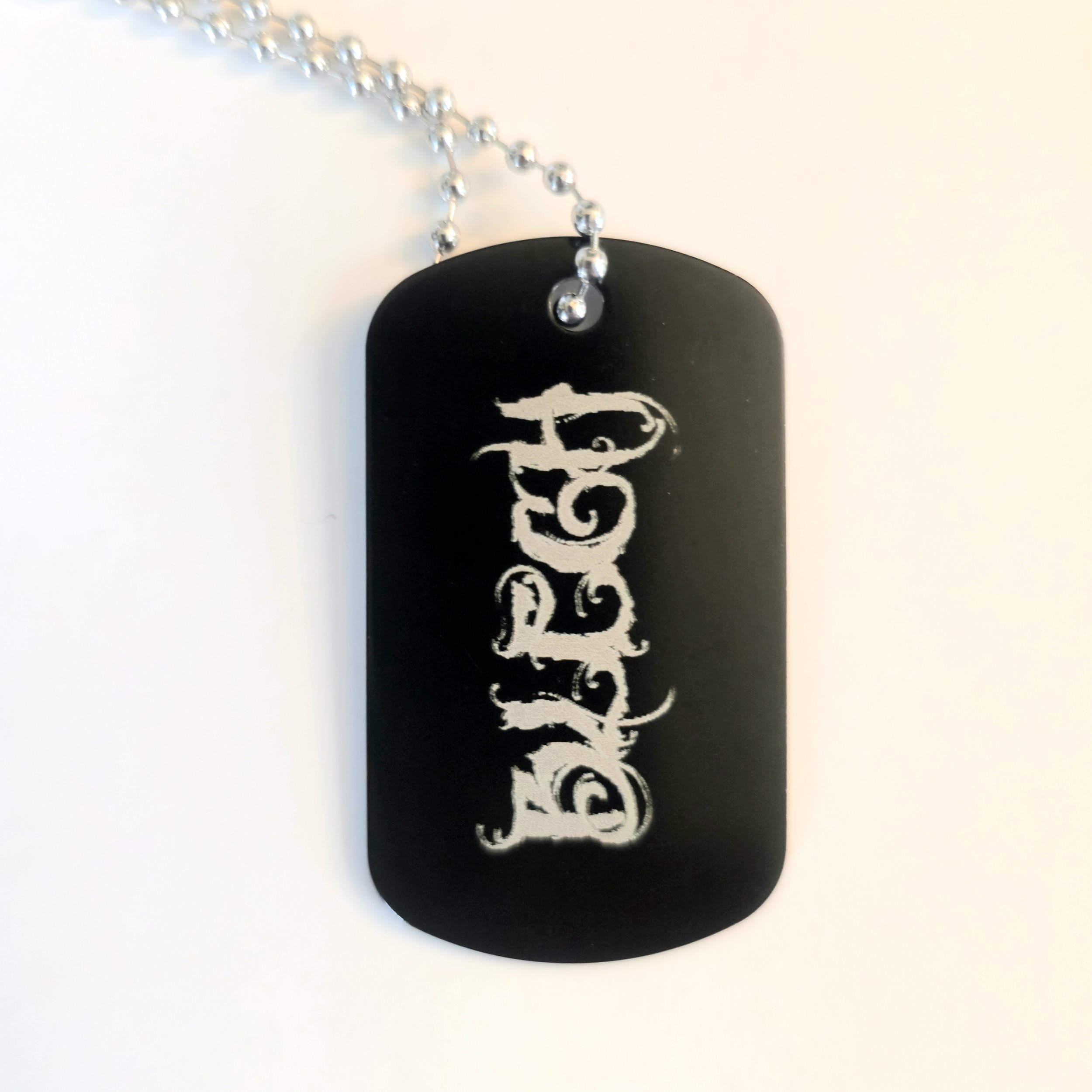 CLEARANCE/MISPRINT Metal Dog Tag - Blegh!
