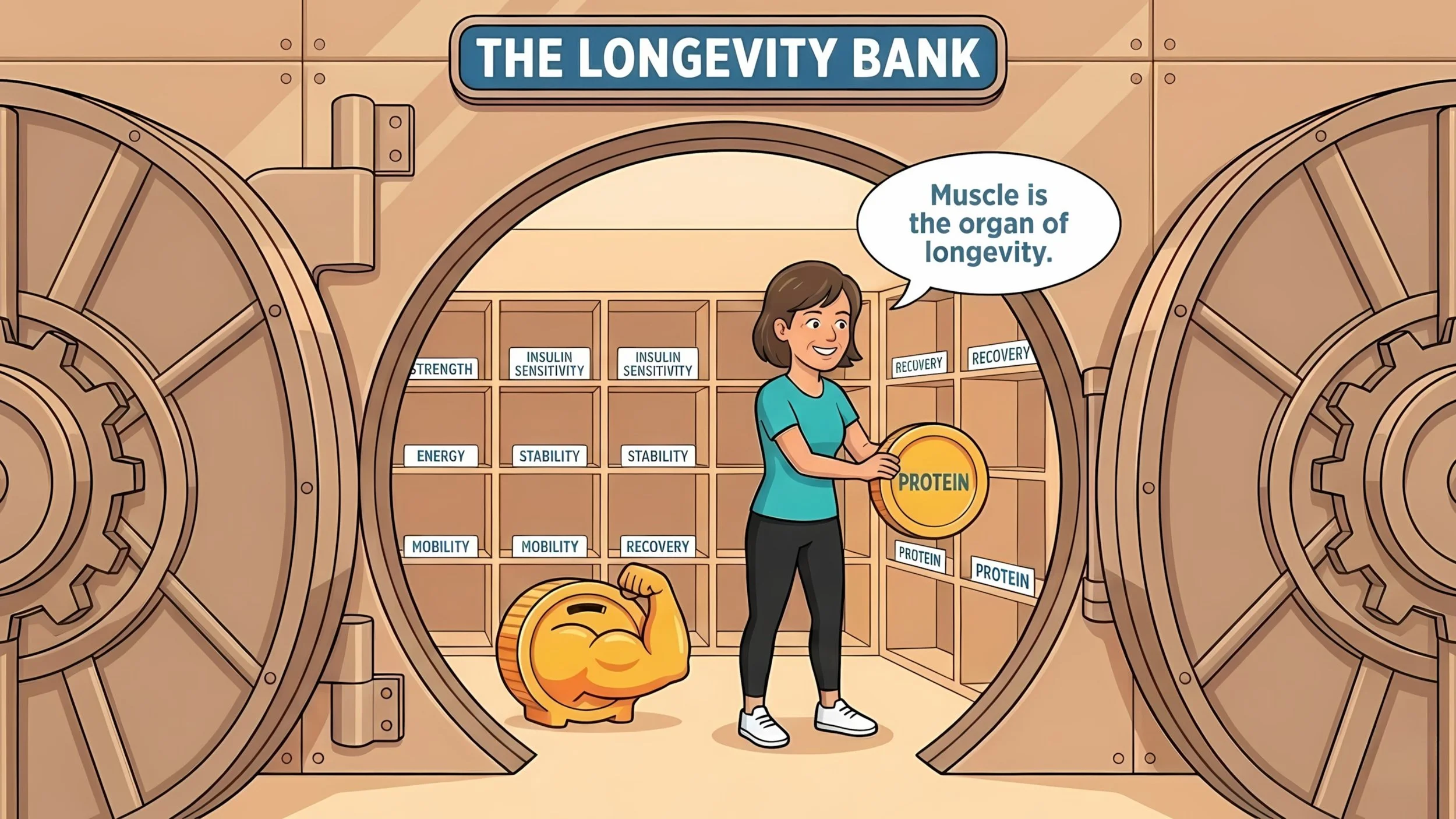 The Longevity Bank: Why Muscle Is Your Most Valuable Metabolic Currency