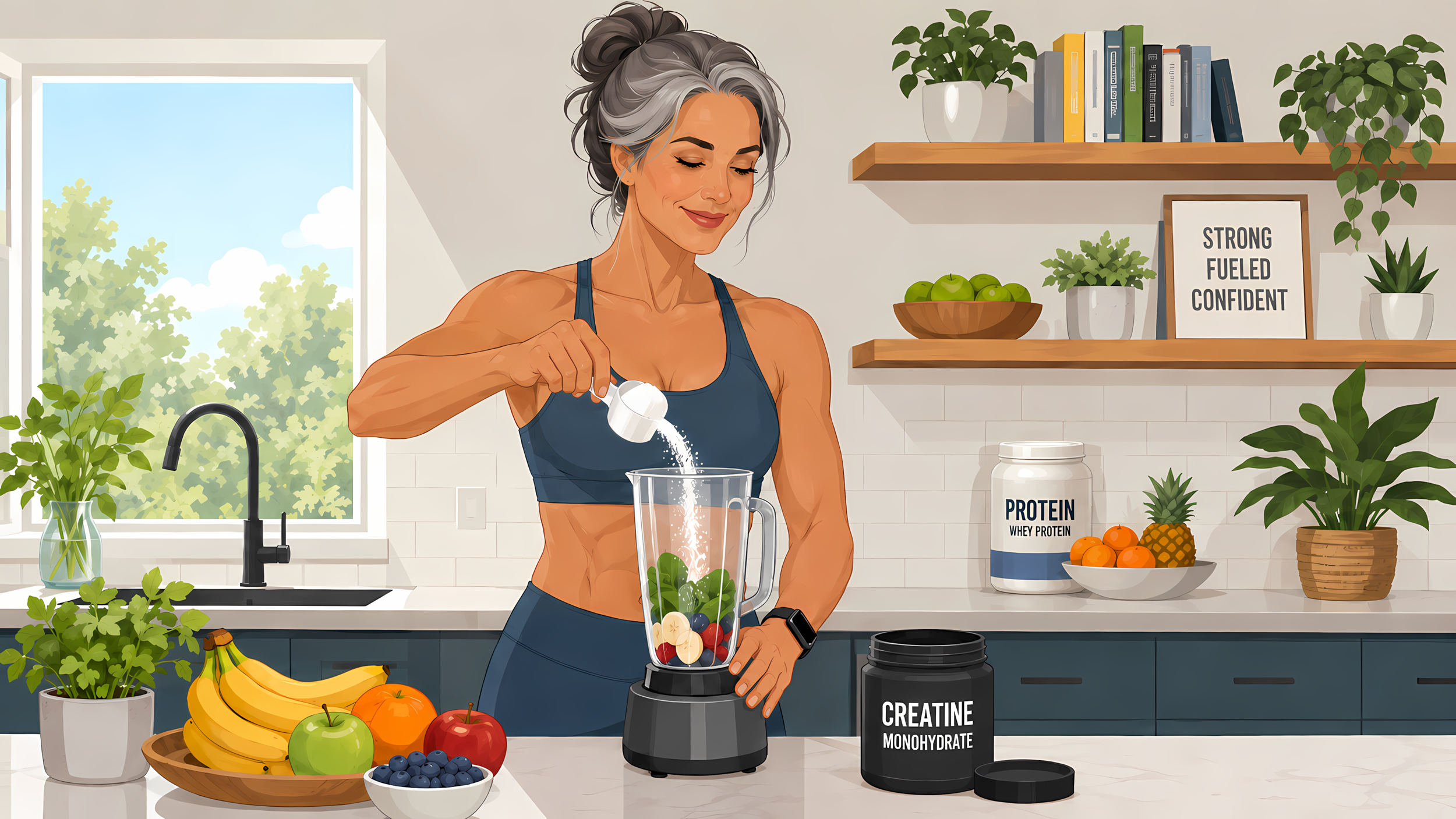 Creatine 101 for Women and Men over 40: Strength, Bone, and Brain Basics
