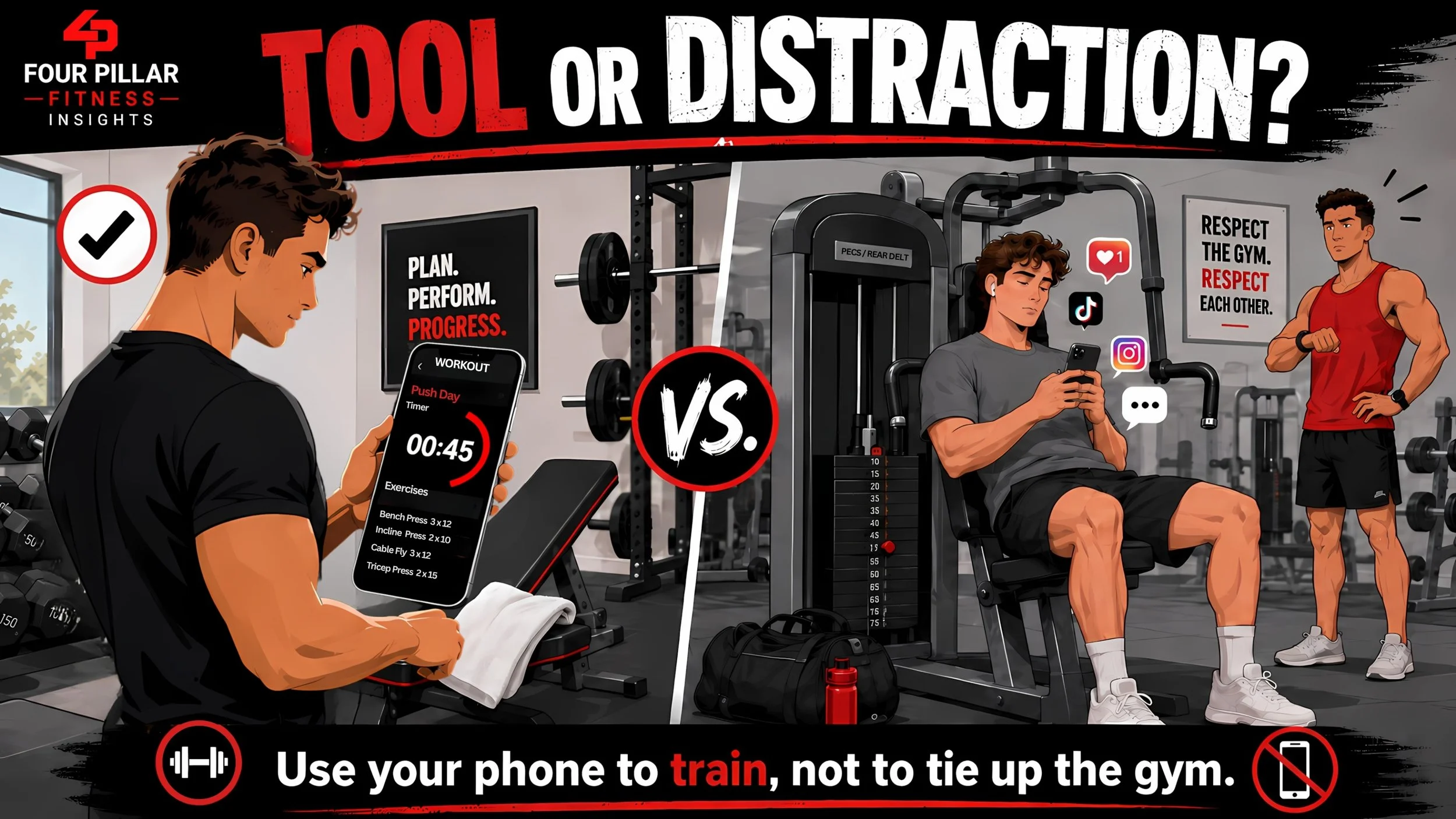 Gym Squatters: When Phone Scrolling Starts Stealing the Workout