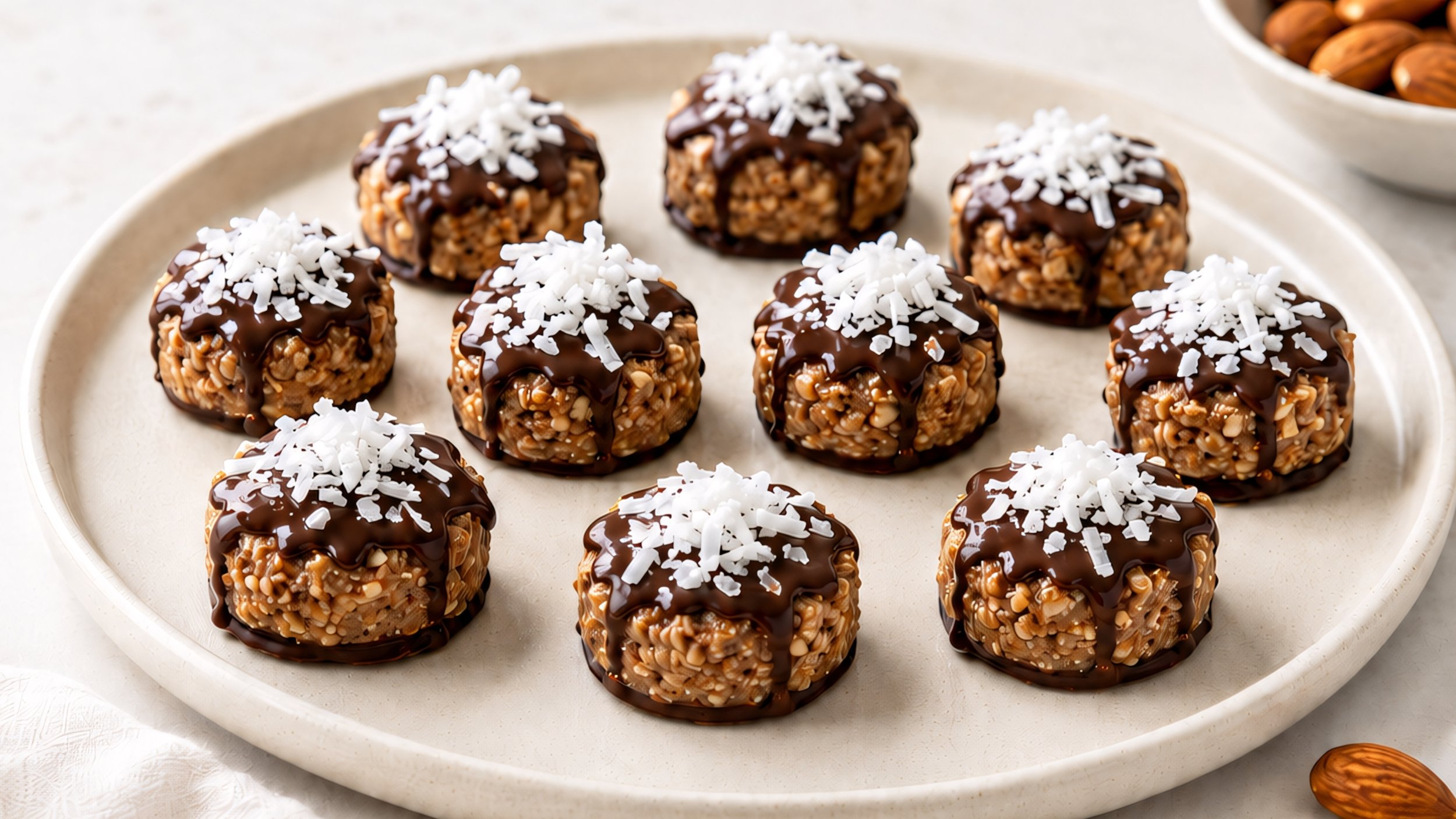 Almond Butter Chocolate Treats Image