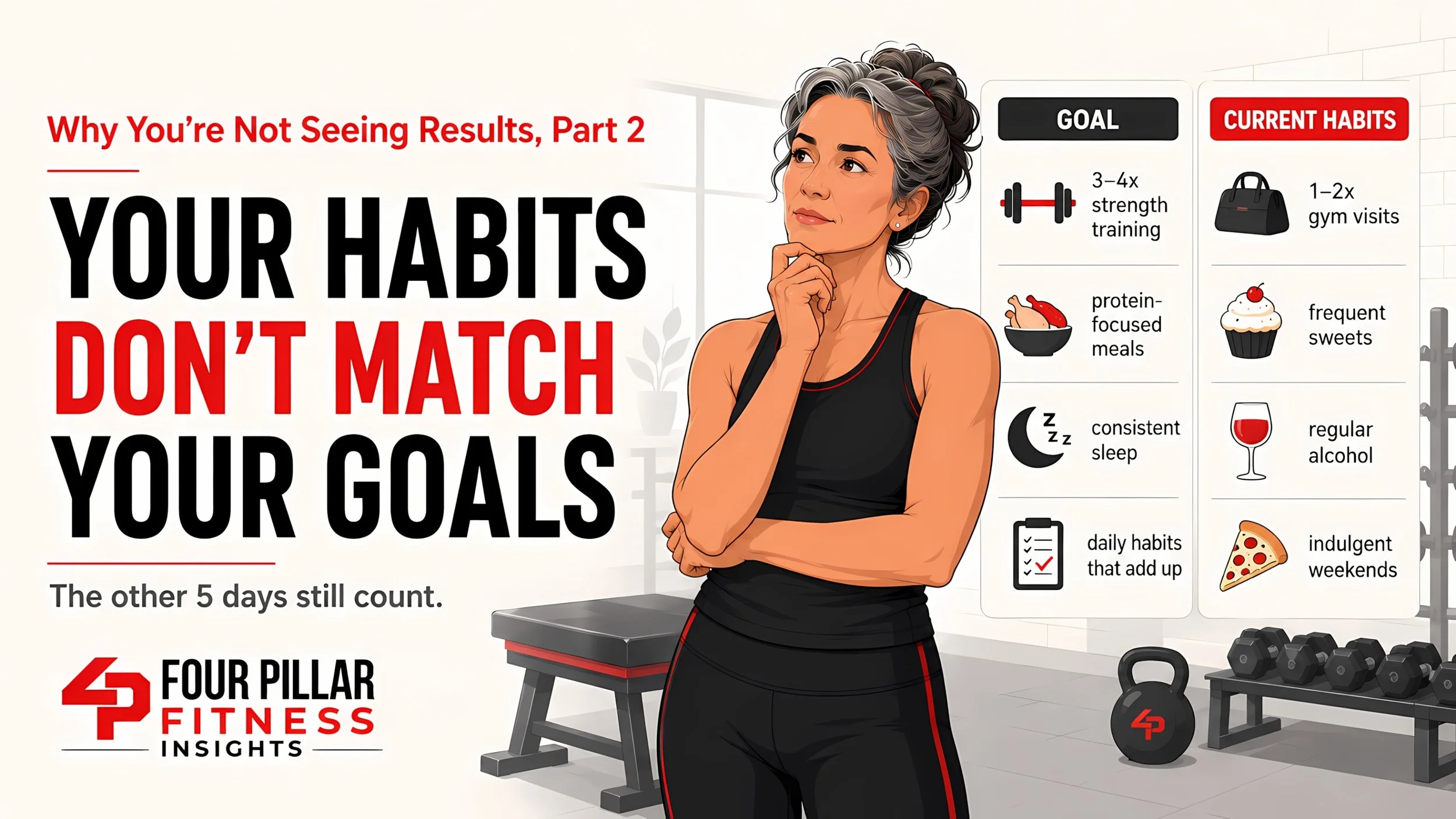 Why You’re Not Seeing Results, Part 2: Your Habits Don’t Match Your Goals