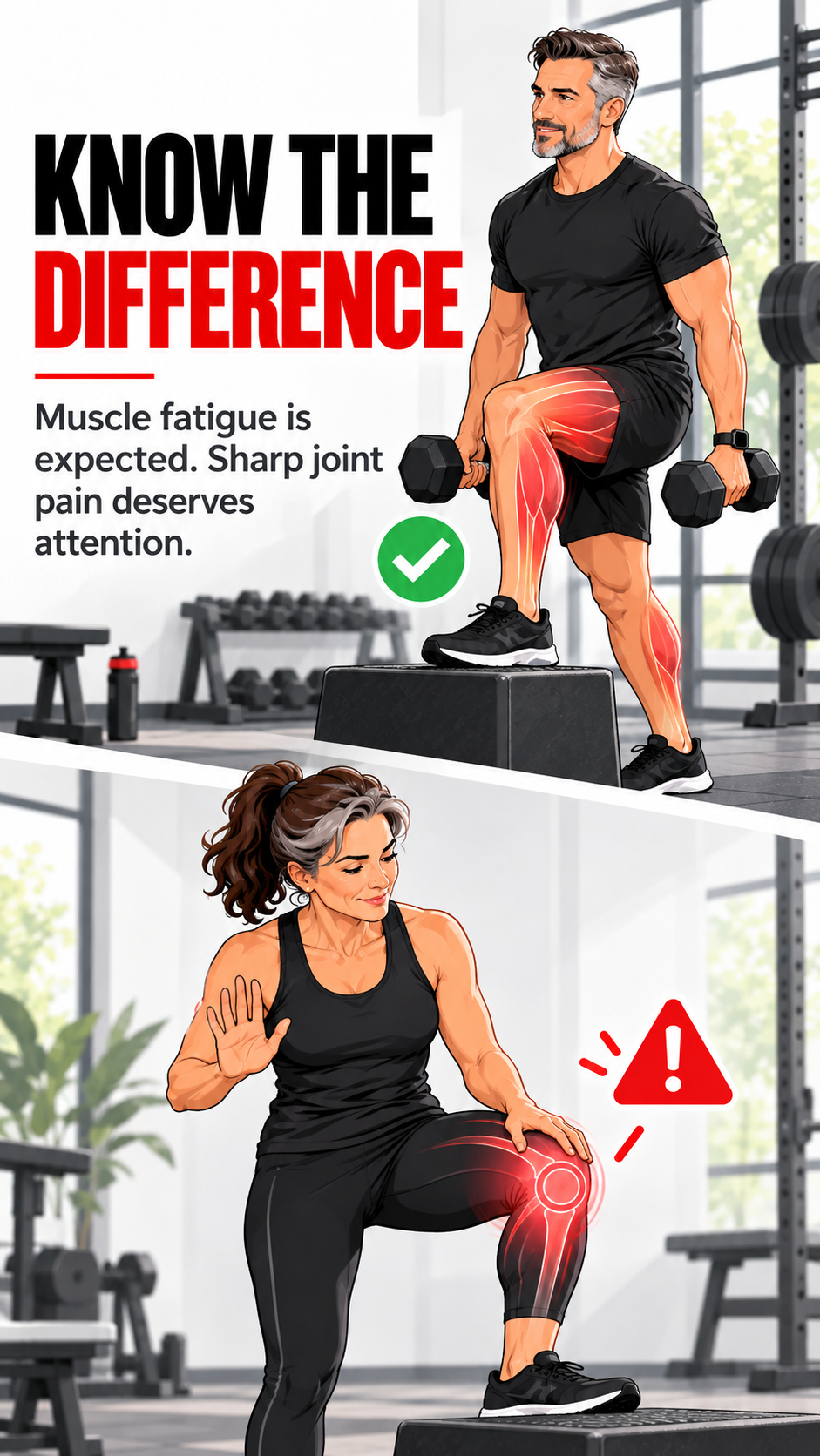 Learn the difference between effort and warning signs