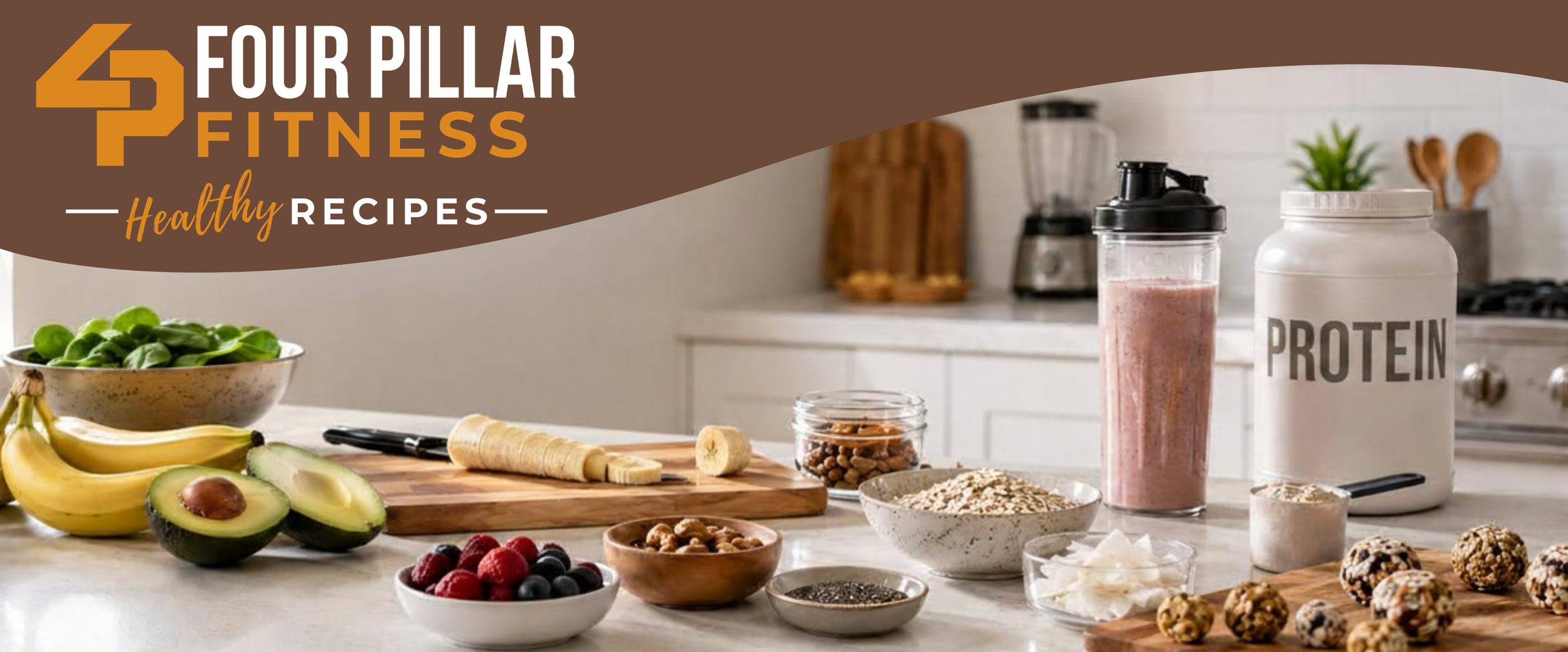 Four Pillar Fitness Healthy Recipes Banner