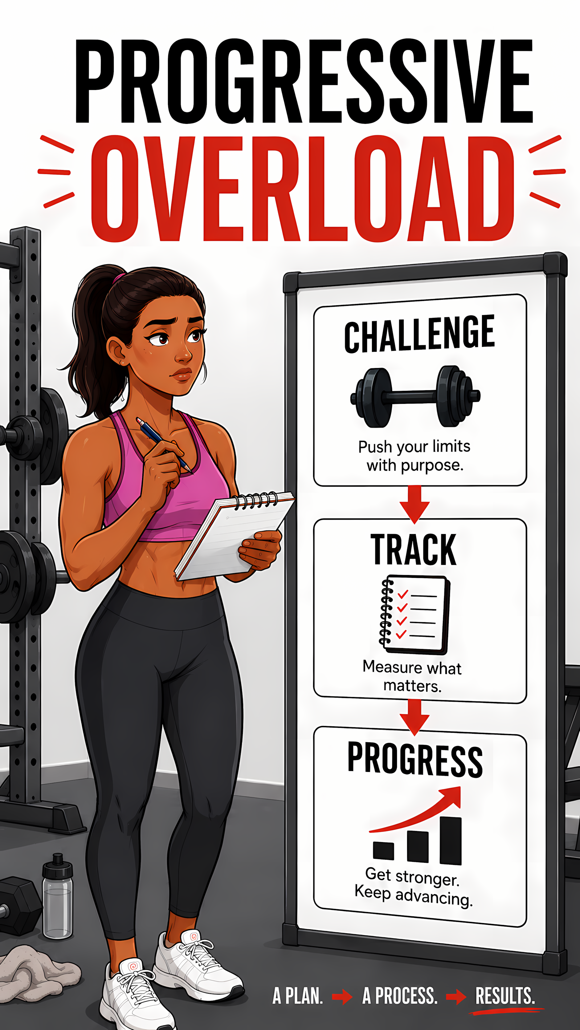 Progressive Overload image Progress One Step at a time