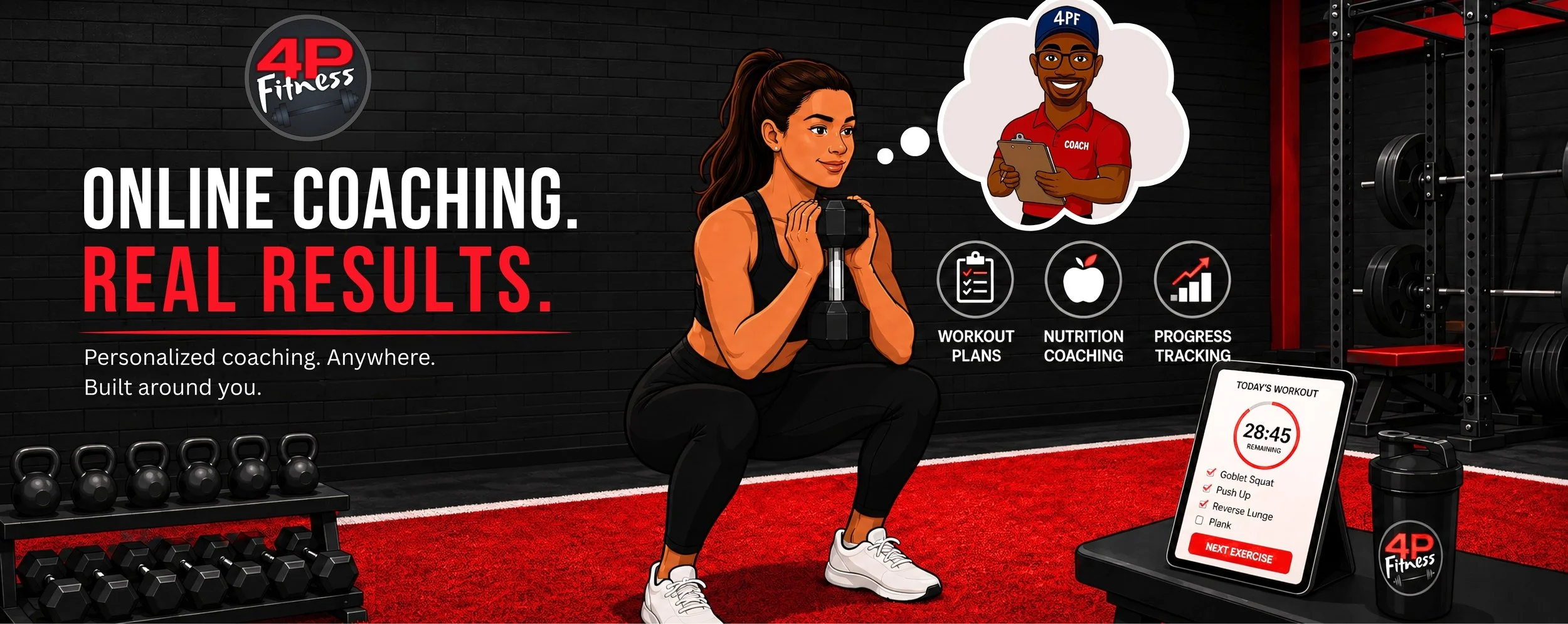 Online Coaching by Four Pillar Fitness Coach Stephan Earl