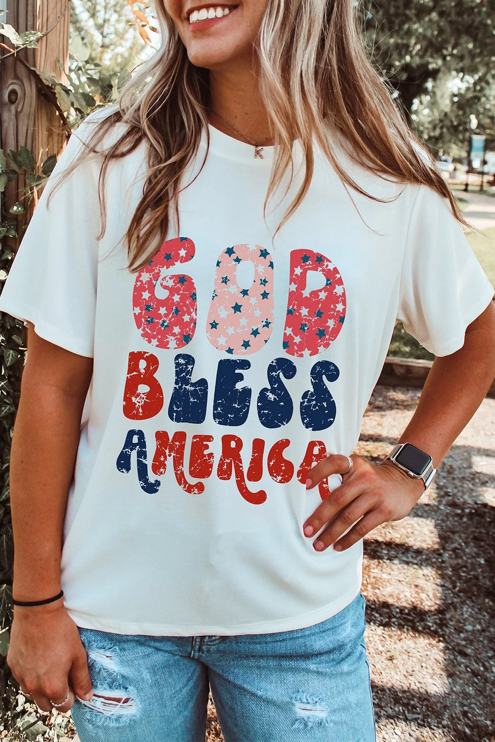 XO God Bless America Tee