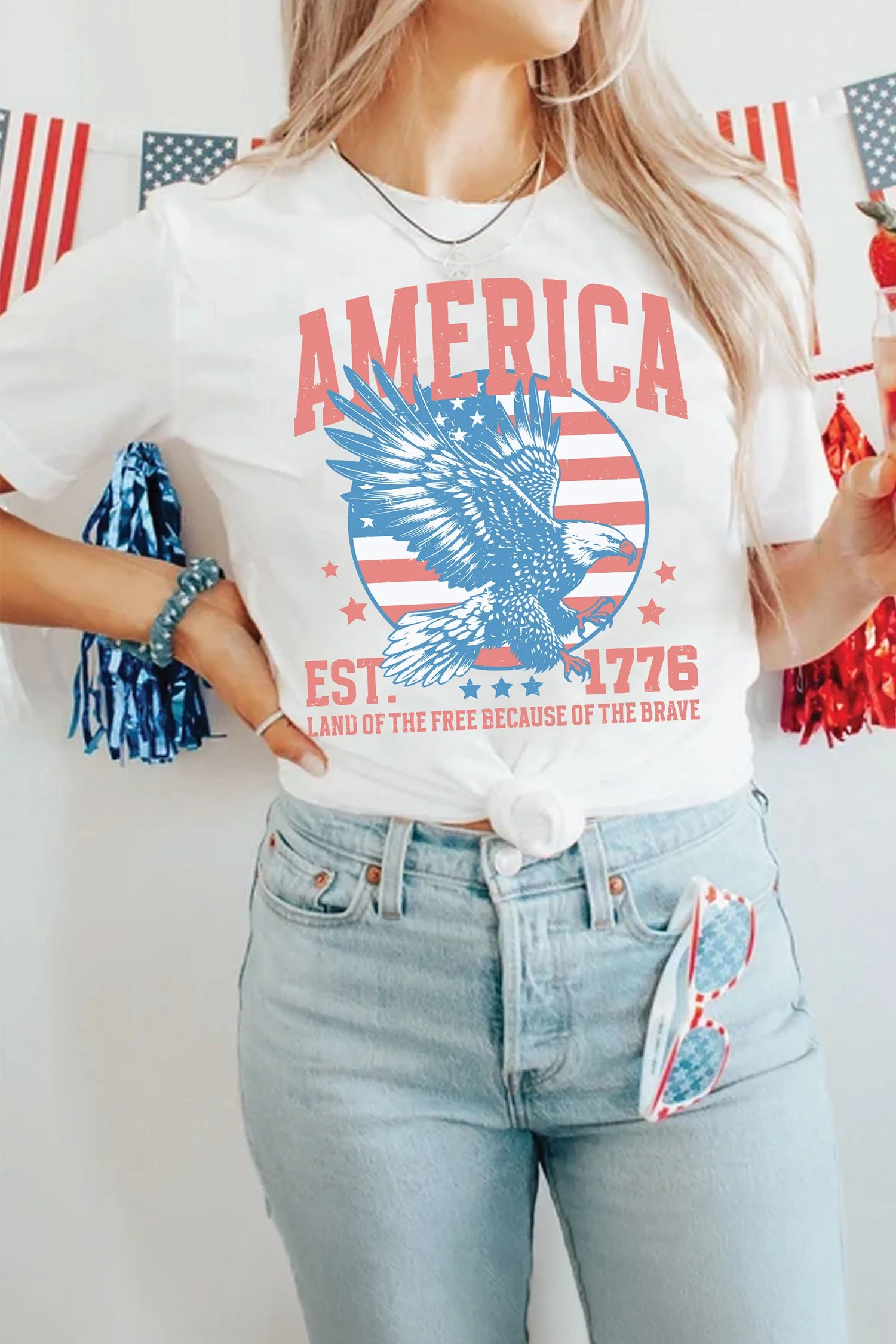 XO Liberty Eagle Tee