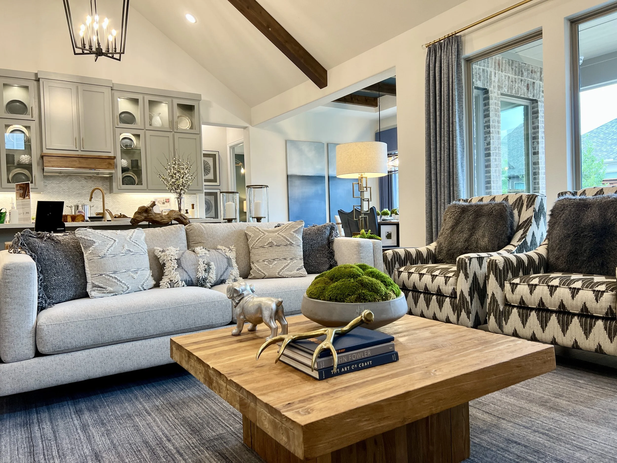Interior of Trinity Falls model home