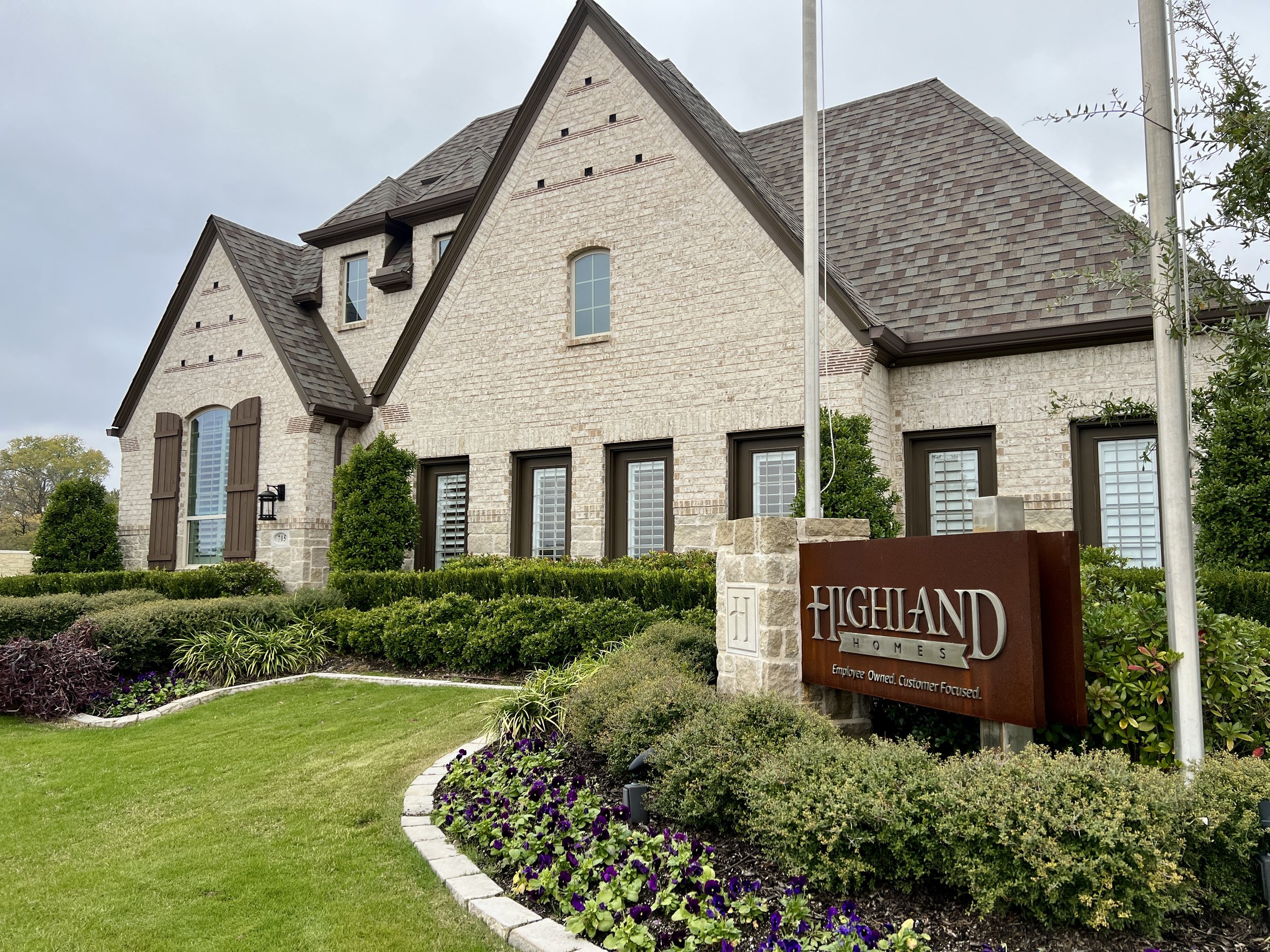 Exterior of Highland Home in Trinity Falls McKinney TX