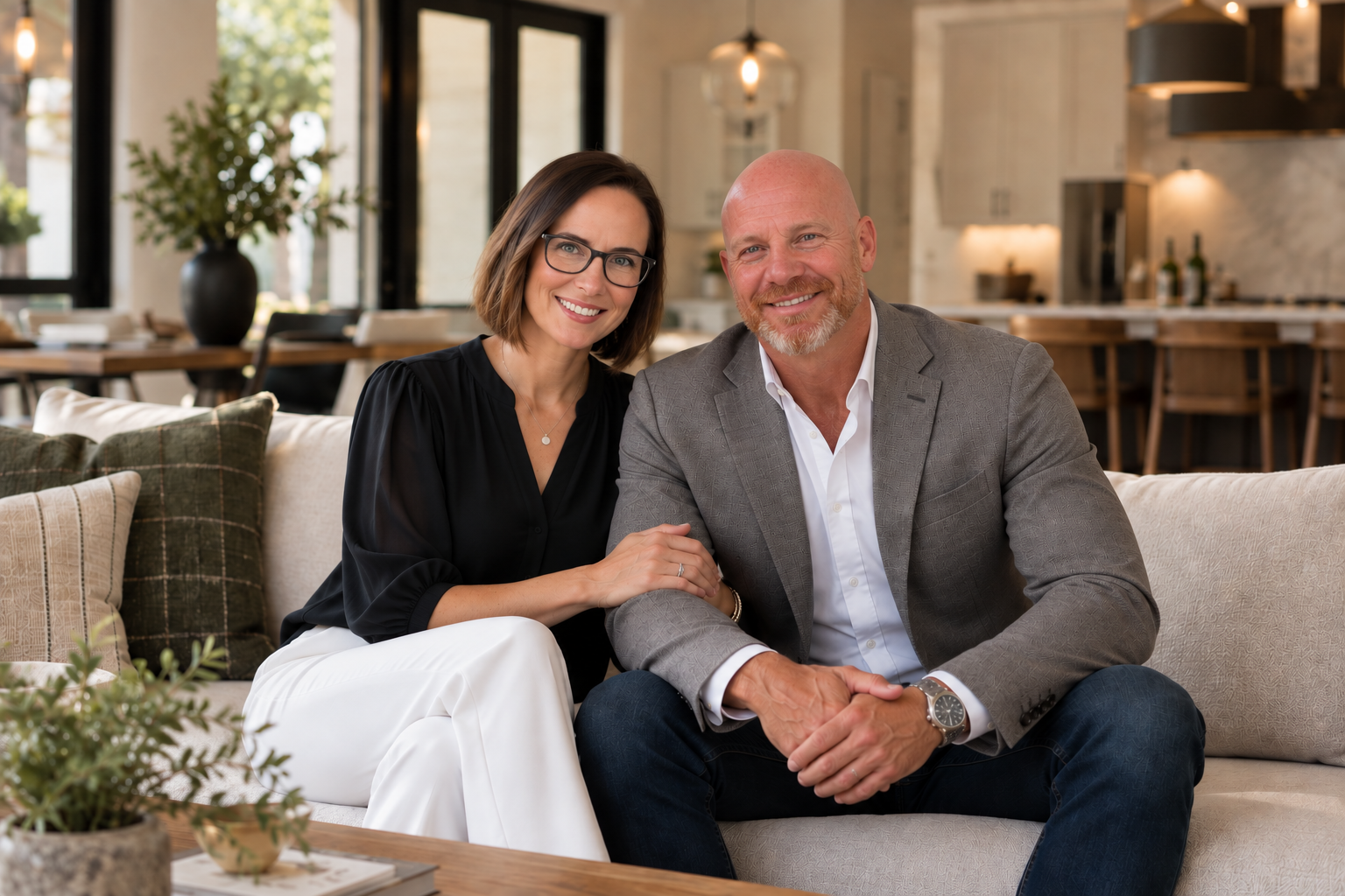 Alicia and Roland Brown of the Black Swan Team, real estate agents serving McKinney and North Dallas, Texas