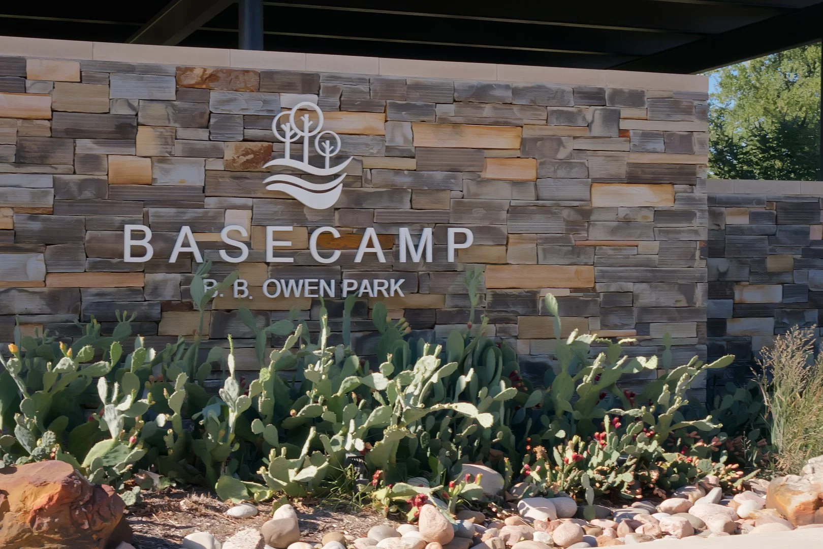 Sign of Basecamp in Trinity Falls McKinney TX