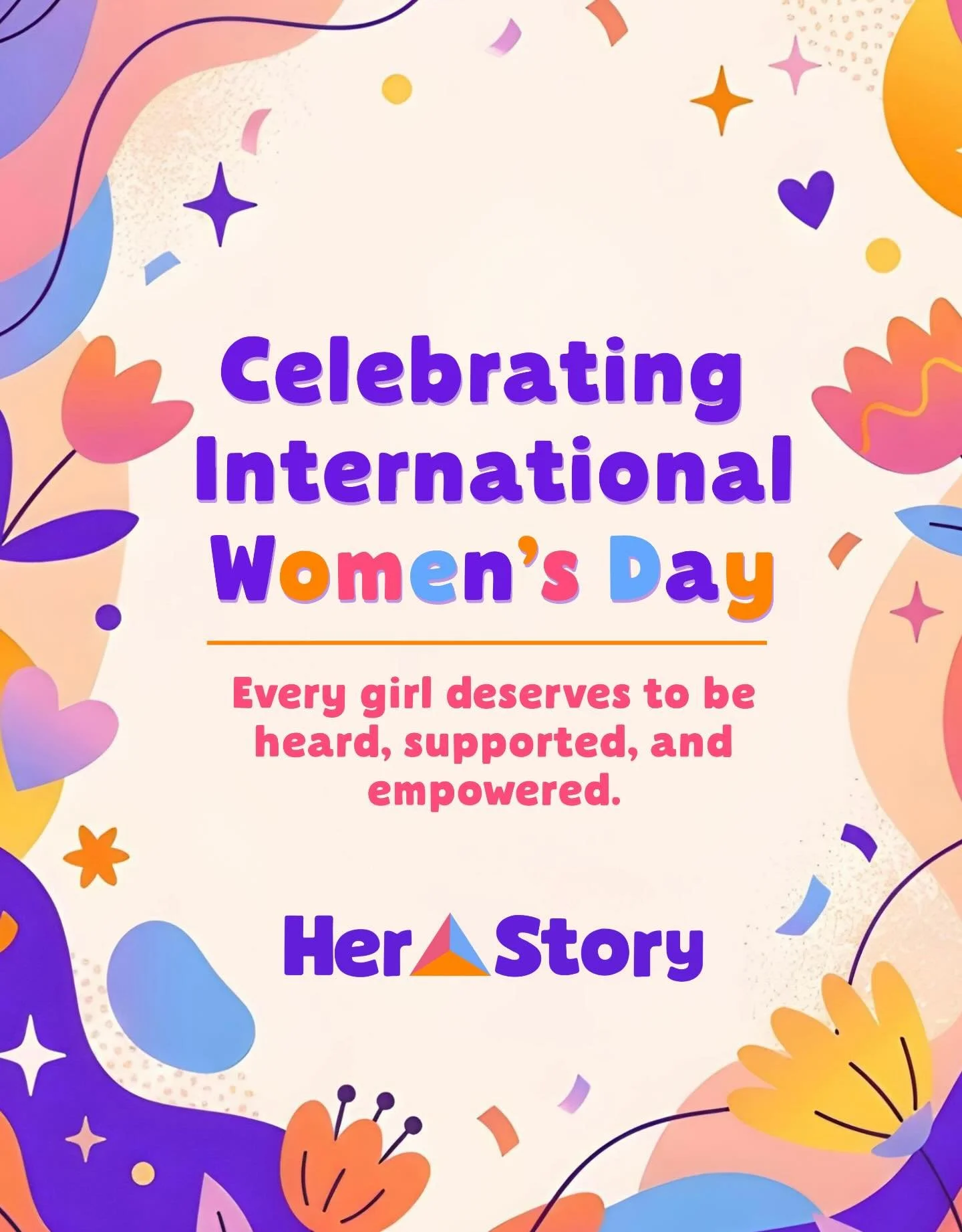 Happy International Women&rsquo;s Day💜

Today we celebrate the strength, resilience, and stories of women everywhere.

At Her Story, we believe every girl deserves a space where her voice matters, her experiences are heard, and her mental wellness i