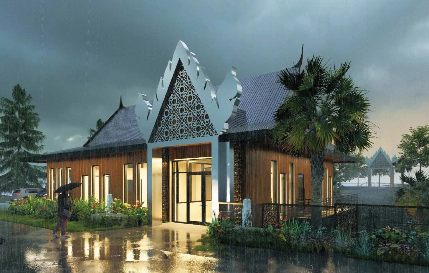 Khmer Community of Seattle King County, architectural rendering