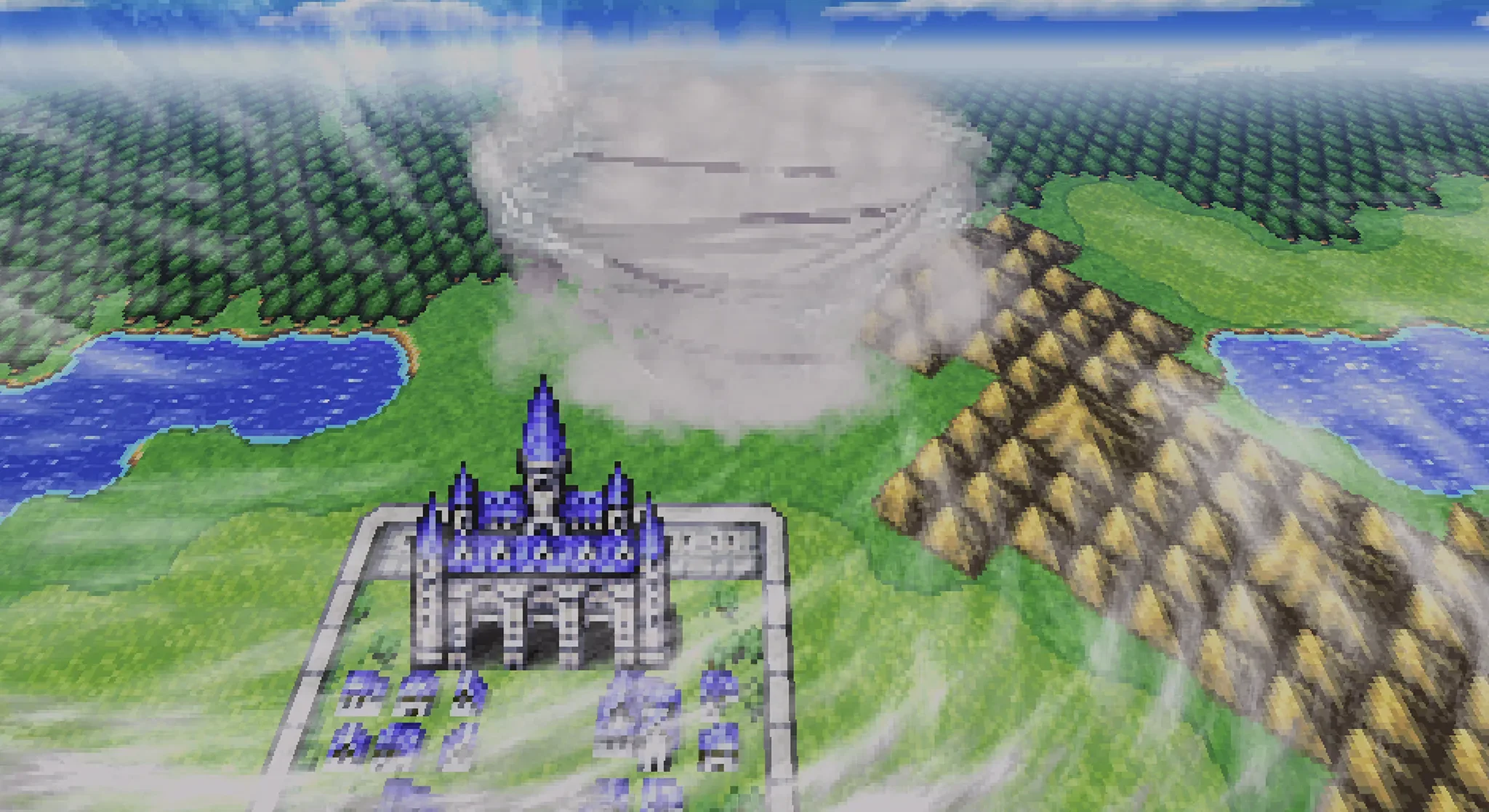 Final Fantasy 2 Pixel Remaster 100% Walkthrough - Cyclone Dungeon