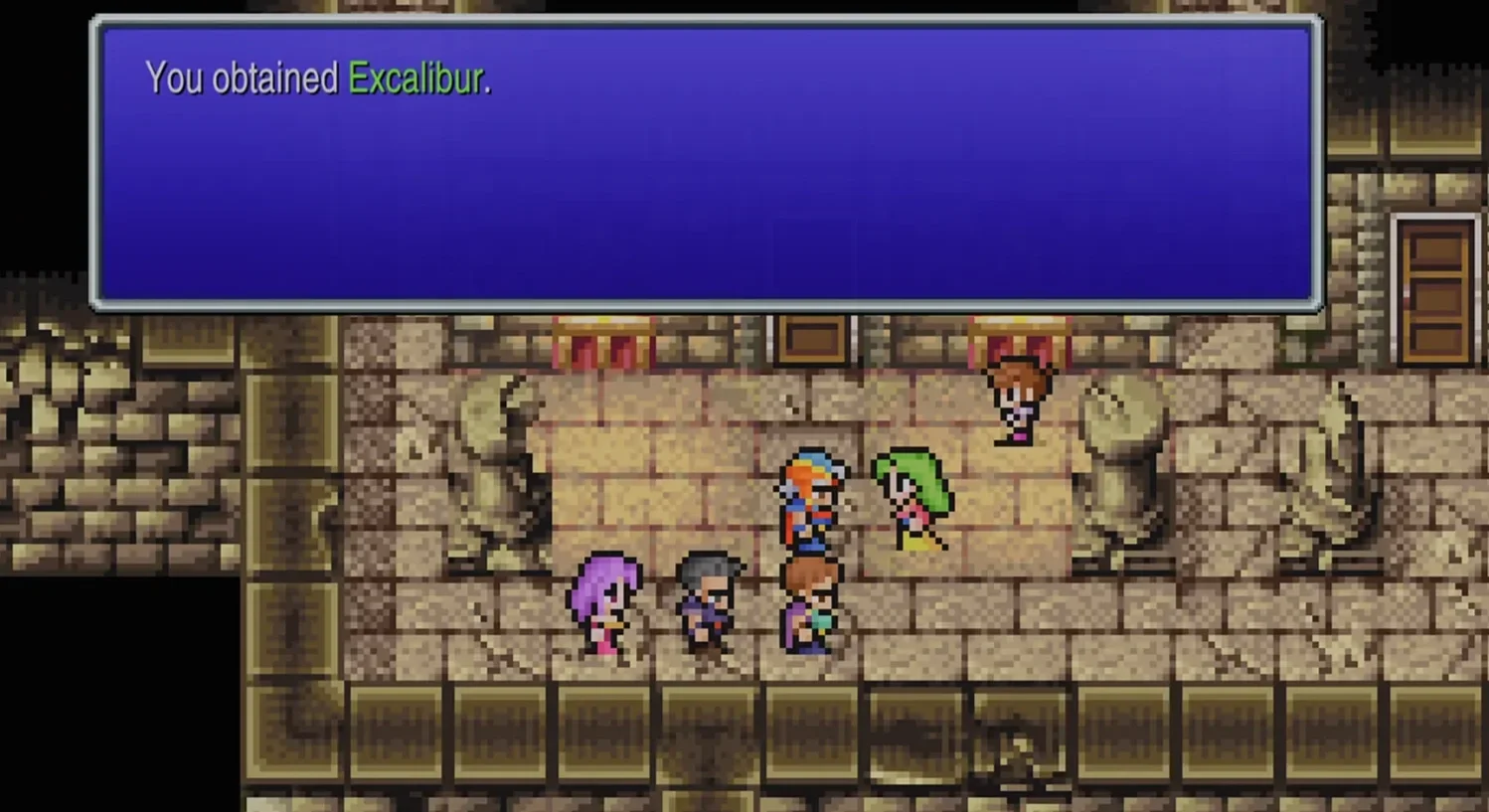 Final Fantasy 2 Pixel Remaster - How To Get The Excalibur