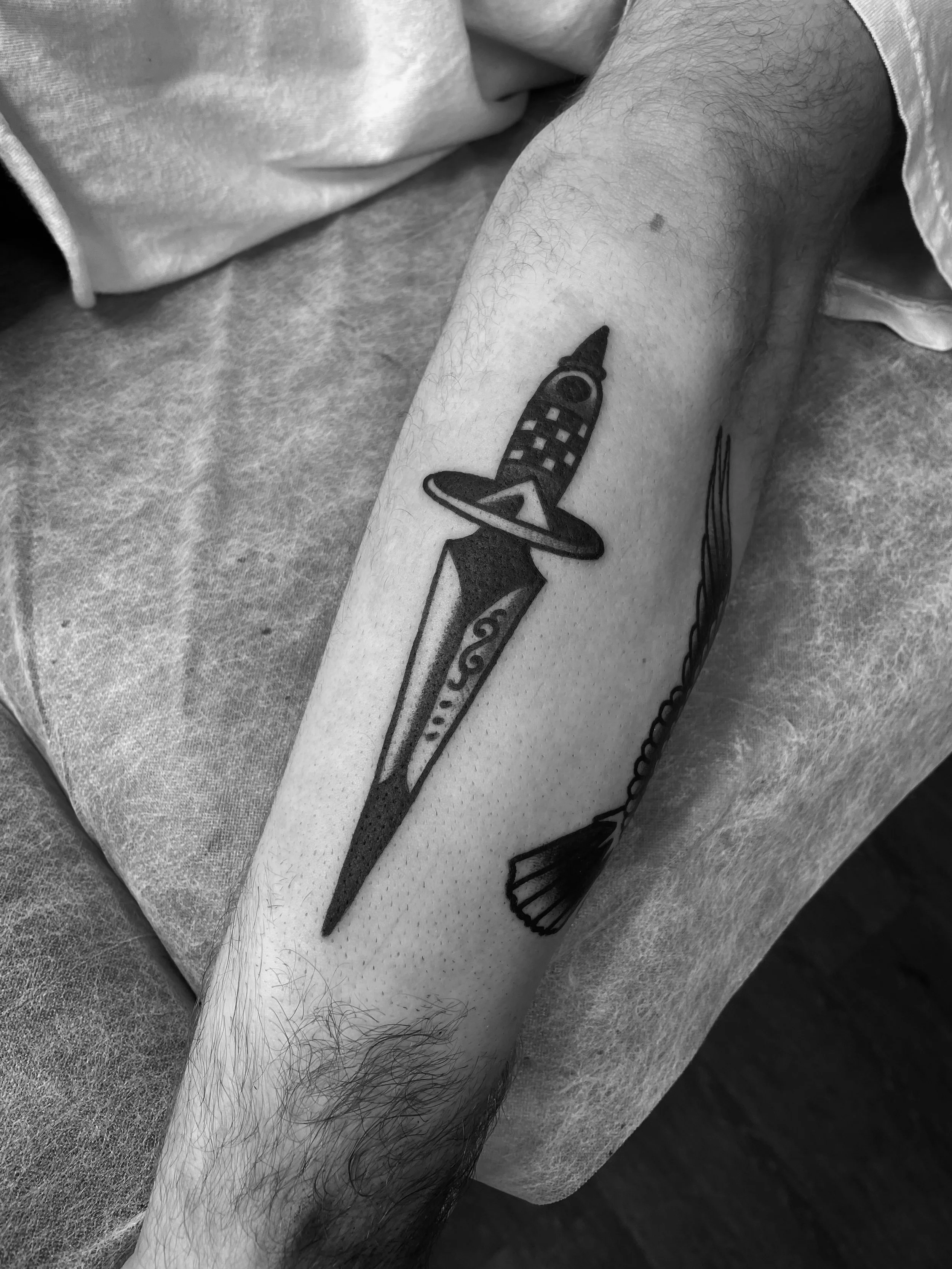 Tattoos made @royaltytattooparlour, and a couple from a recent @electric_love_tattoo visit!