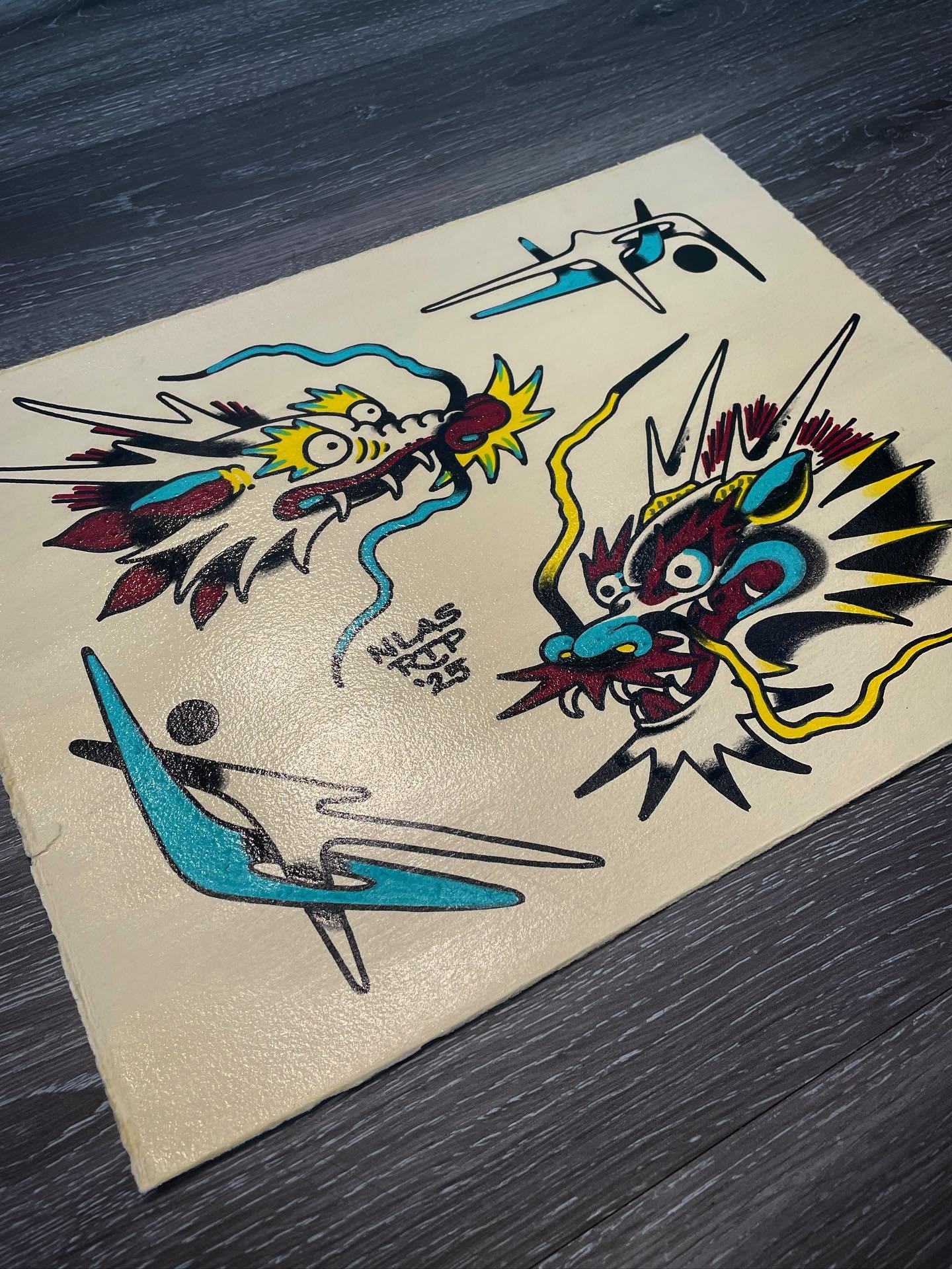 Available dragon heads and shapes I&rsquo;d love to tattoo! Reach out if you&rsquo;d like one of your own!!