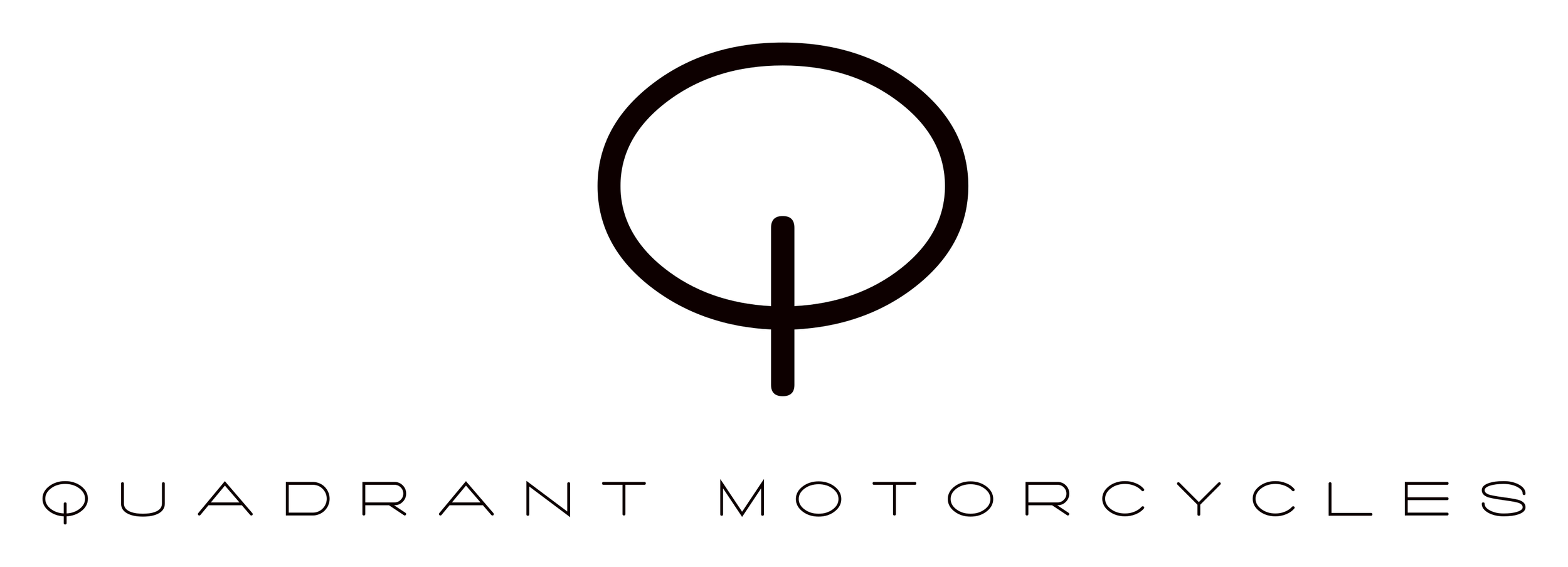 Logo of Quadrant Motorcycles featuring a stylized letter Q and the words "Quadrant Motorcycles" below.