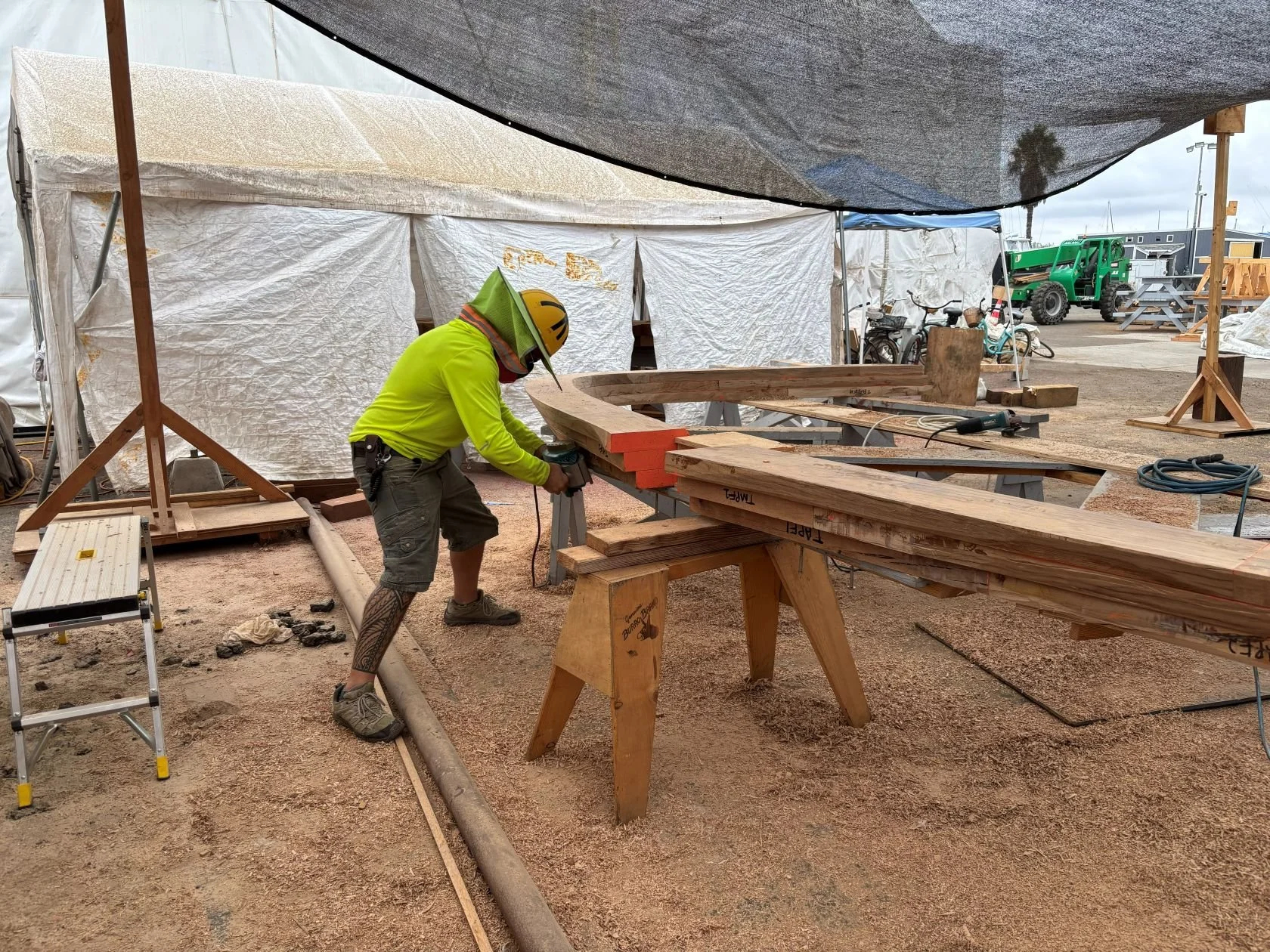 272 - SHAPING TRANSOM FRAME