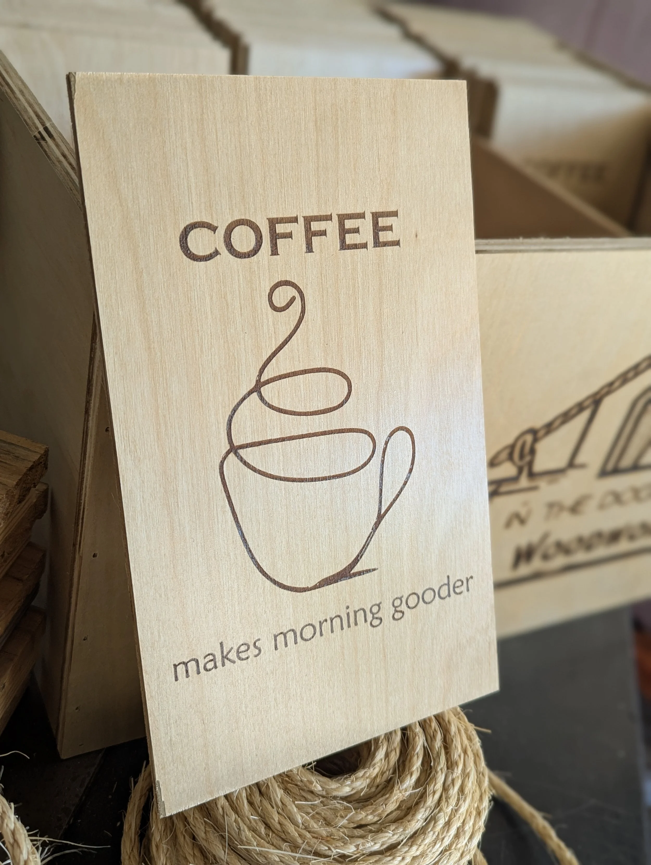 Coffee Themed Signs