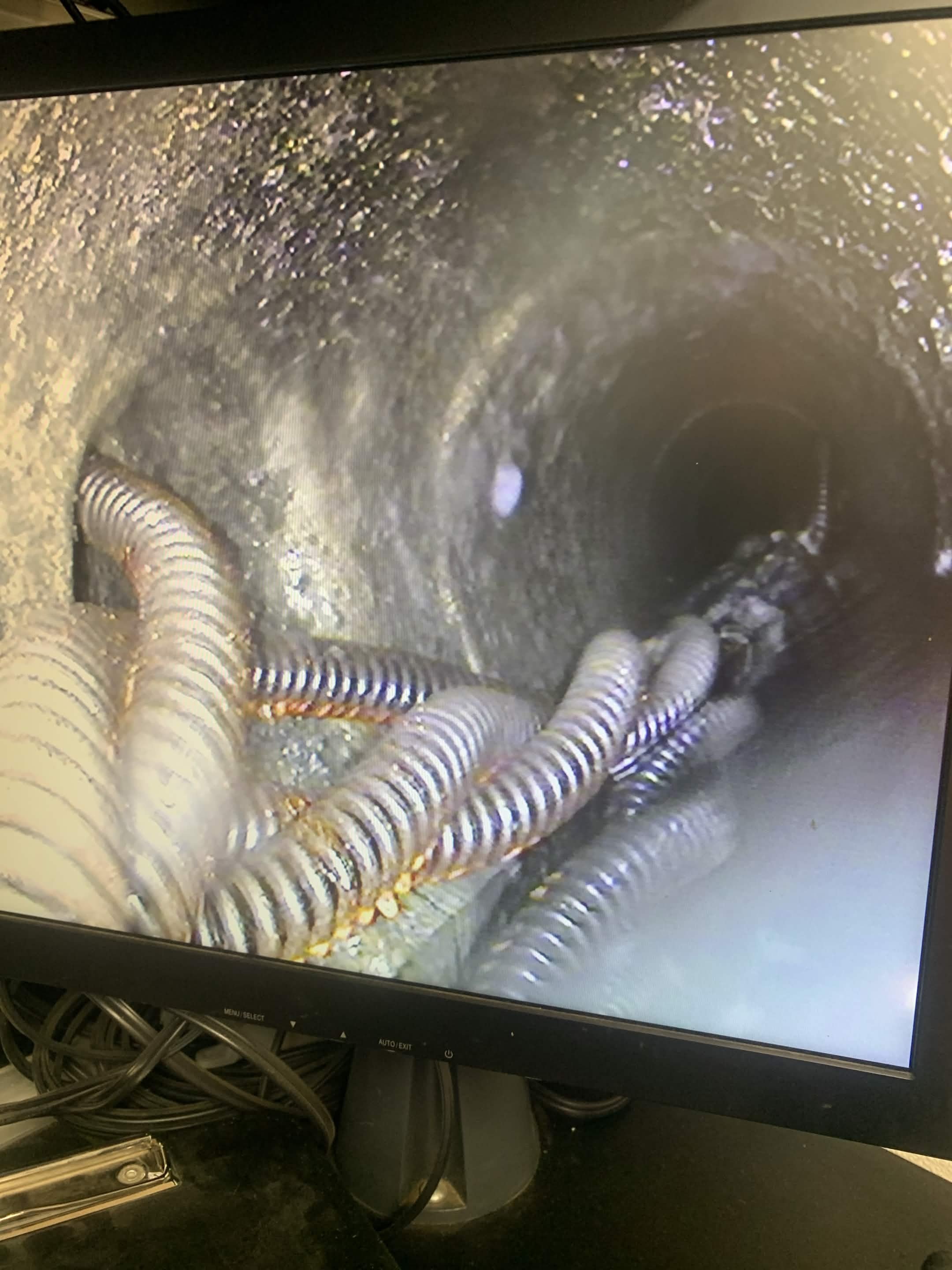 Sewer Snake found broke off in a home owners pipe