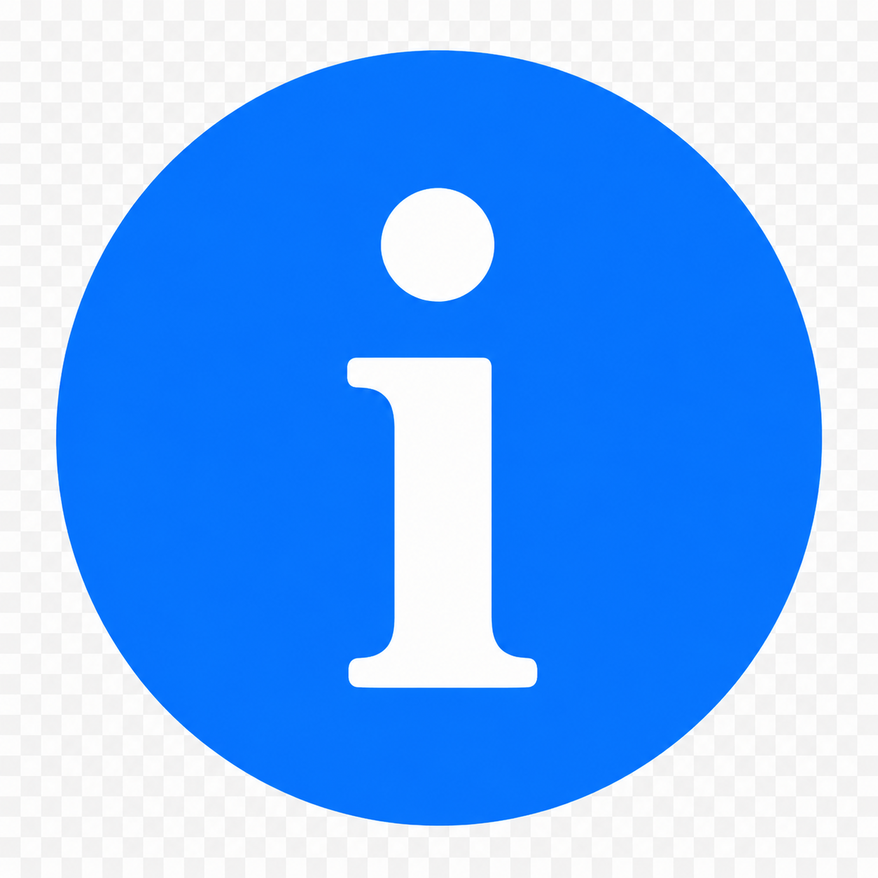 Information Icon to bring attention.
